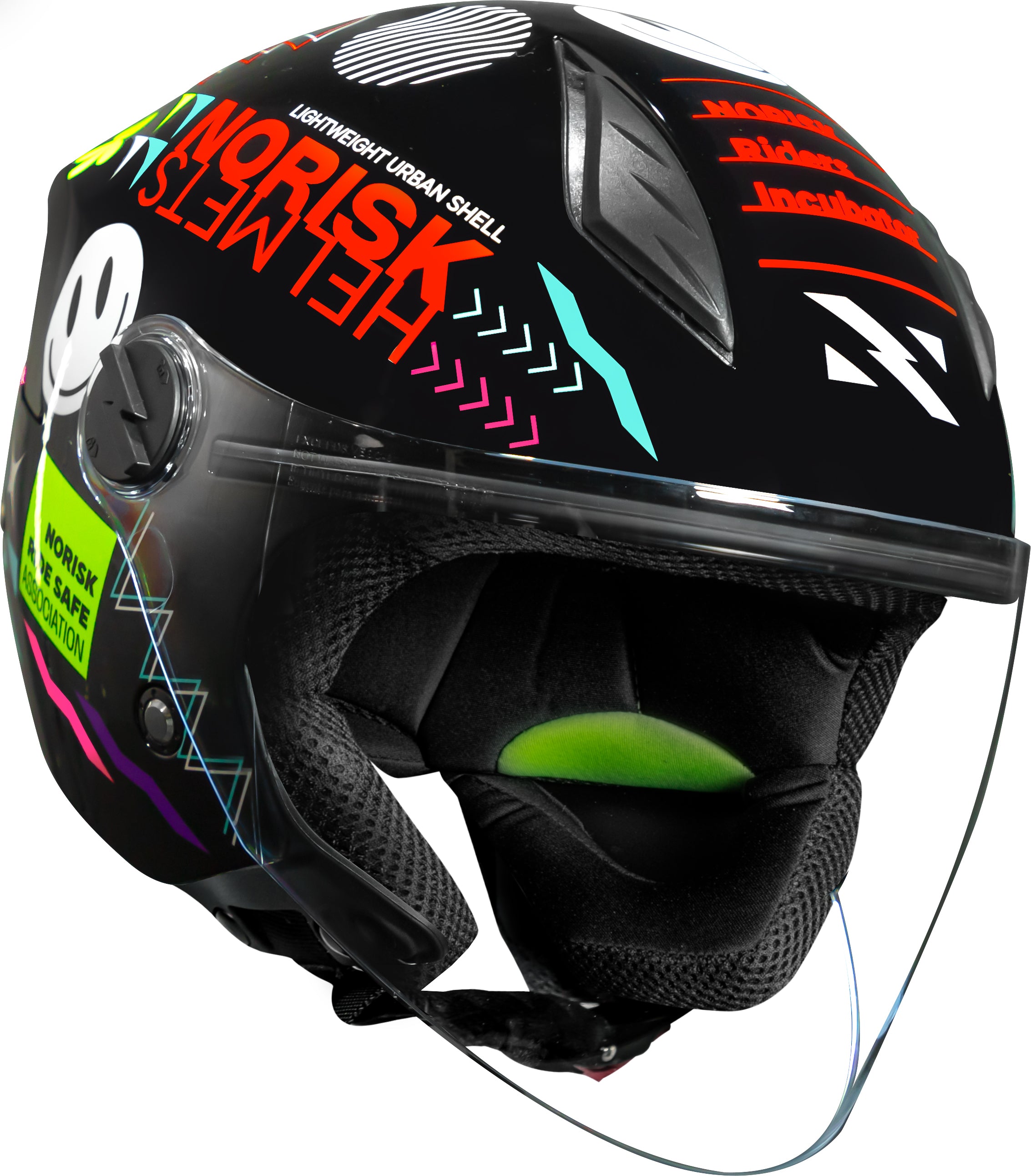 Capacete Norisk Neo Buddy Preto