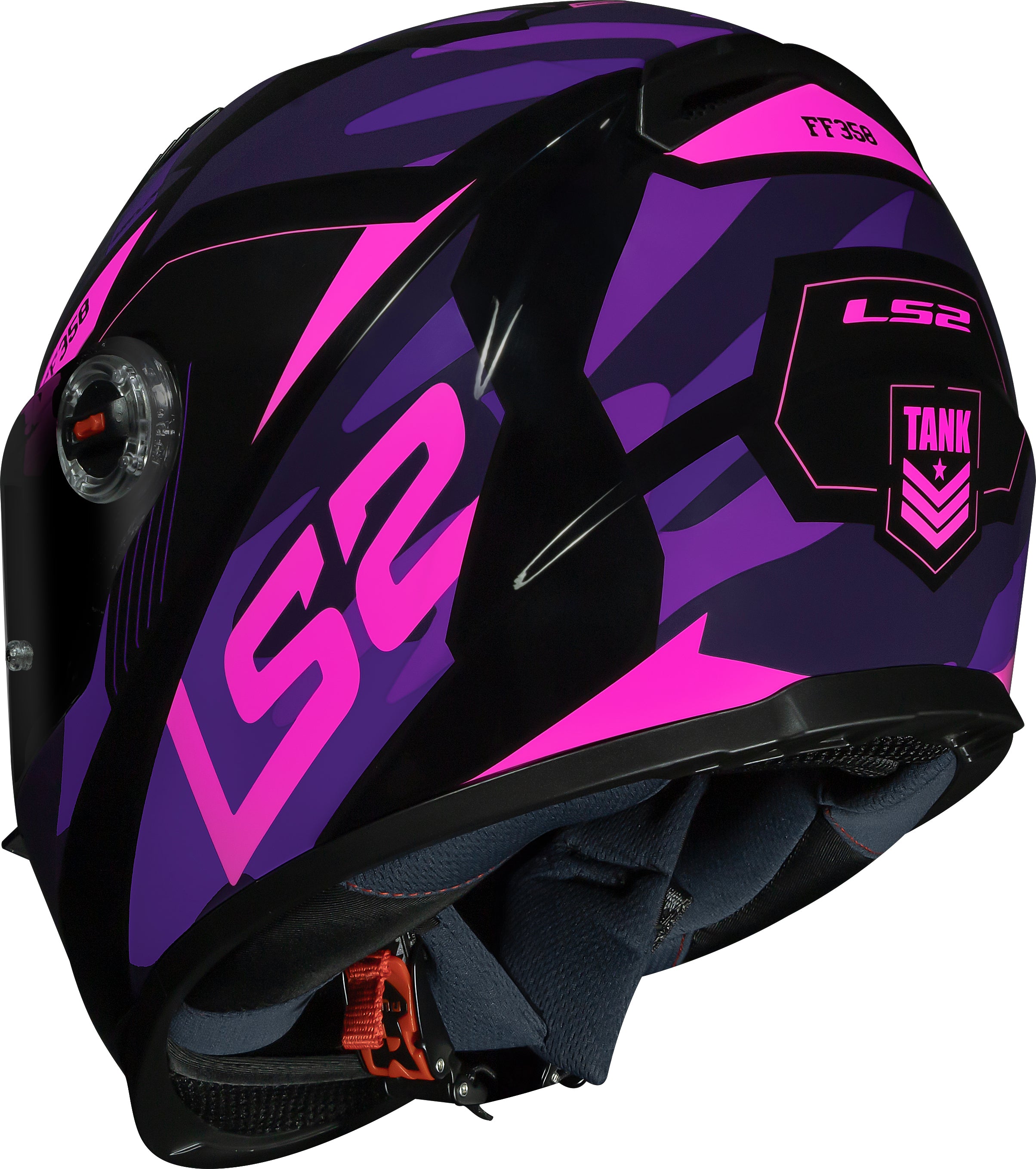 Capacete Ls2 Ff358 Classic Tank Roxo