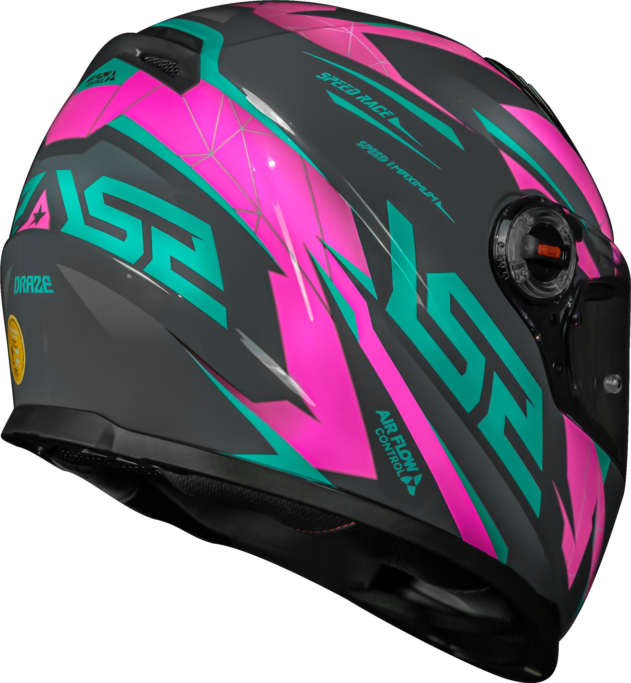 Capacete Ls2 Ff358 Classic Draze Rosa Cinza