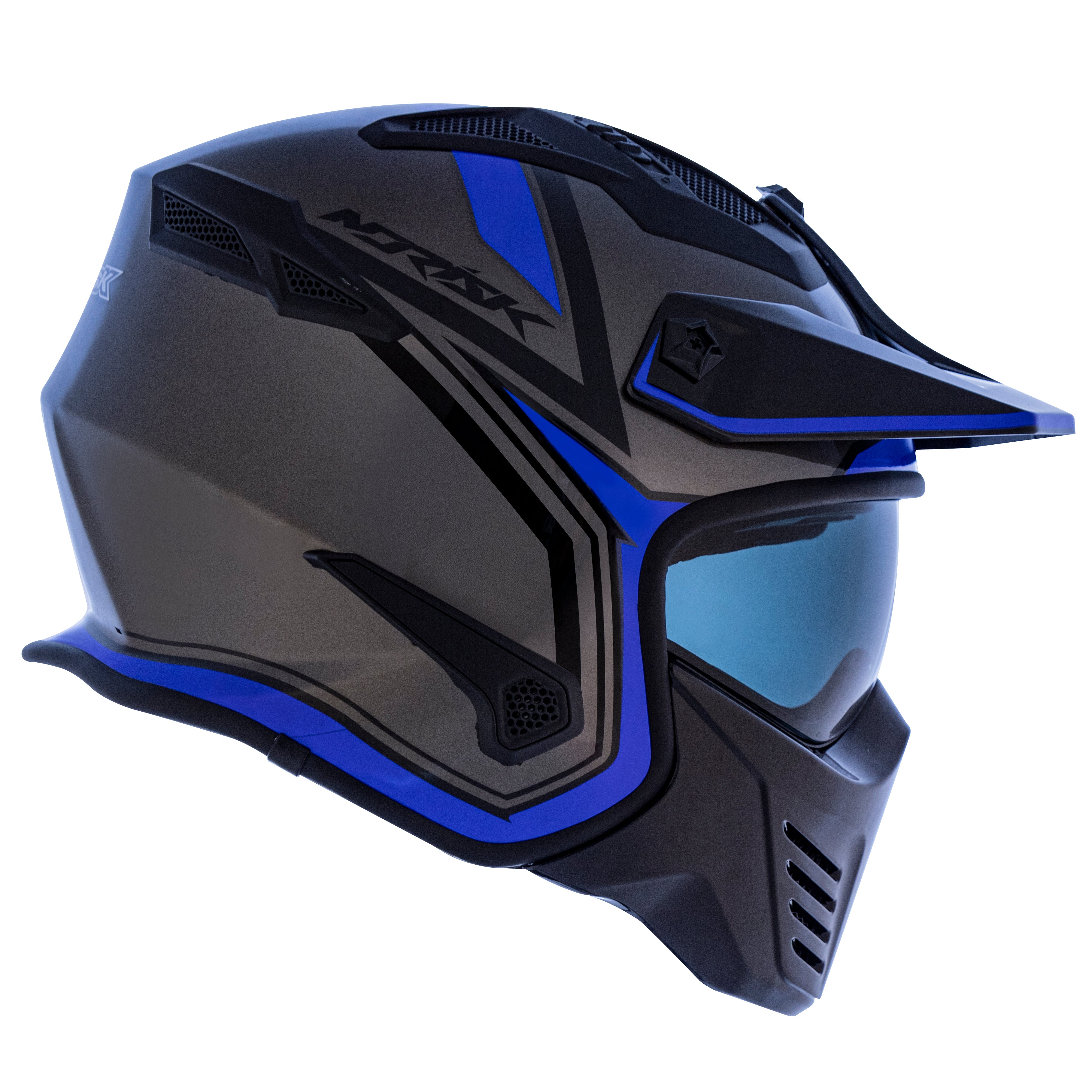 Capacete Norisk Darth Outline Tit Azul