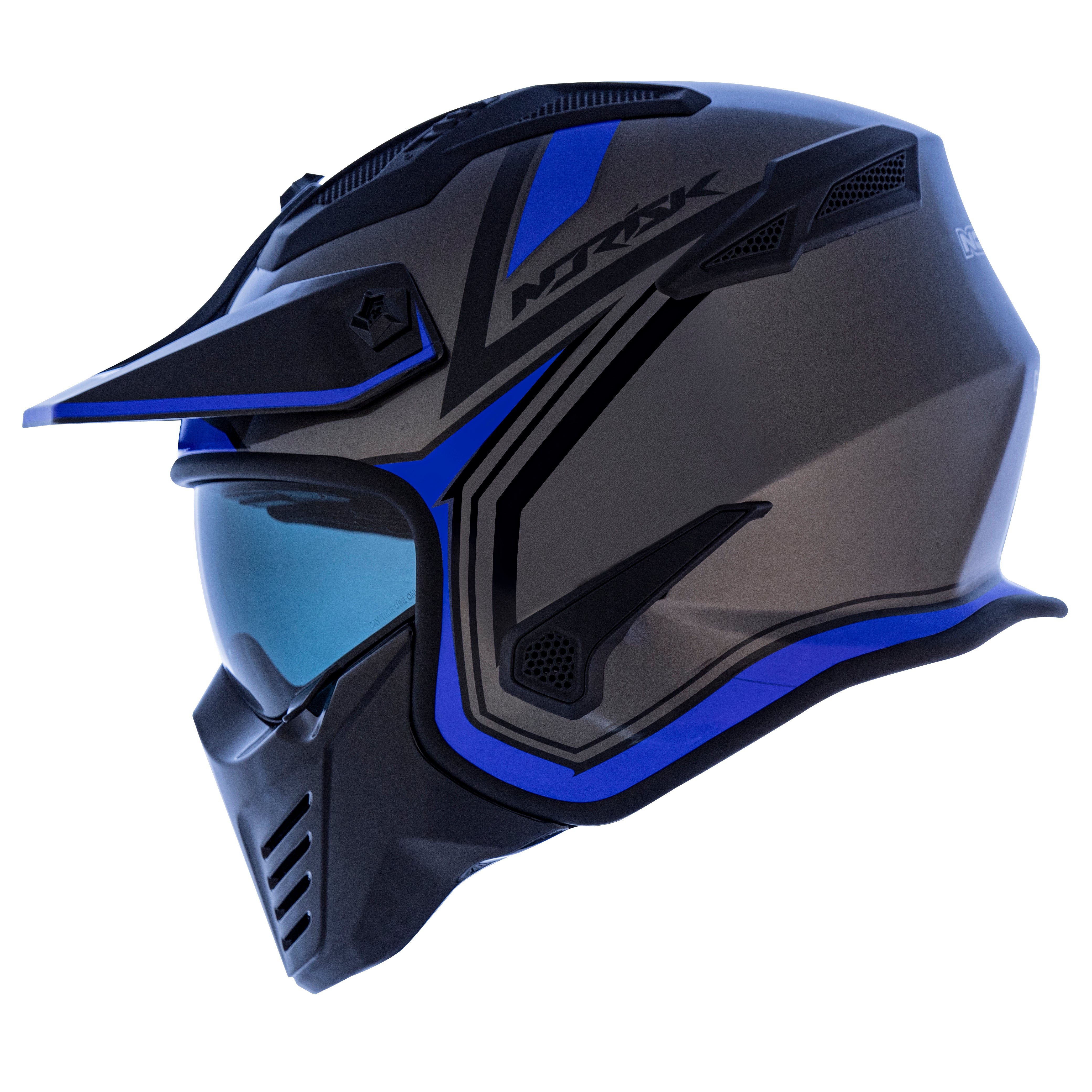 Capacete Norisk Darth Outline Tit Azul