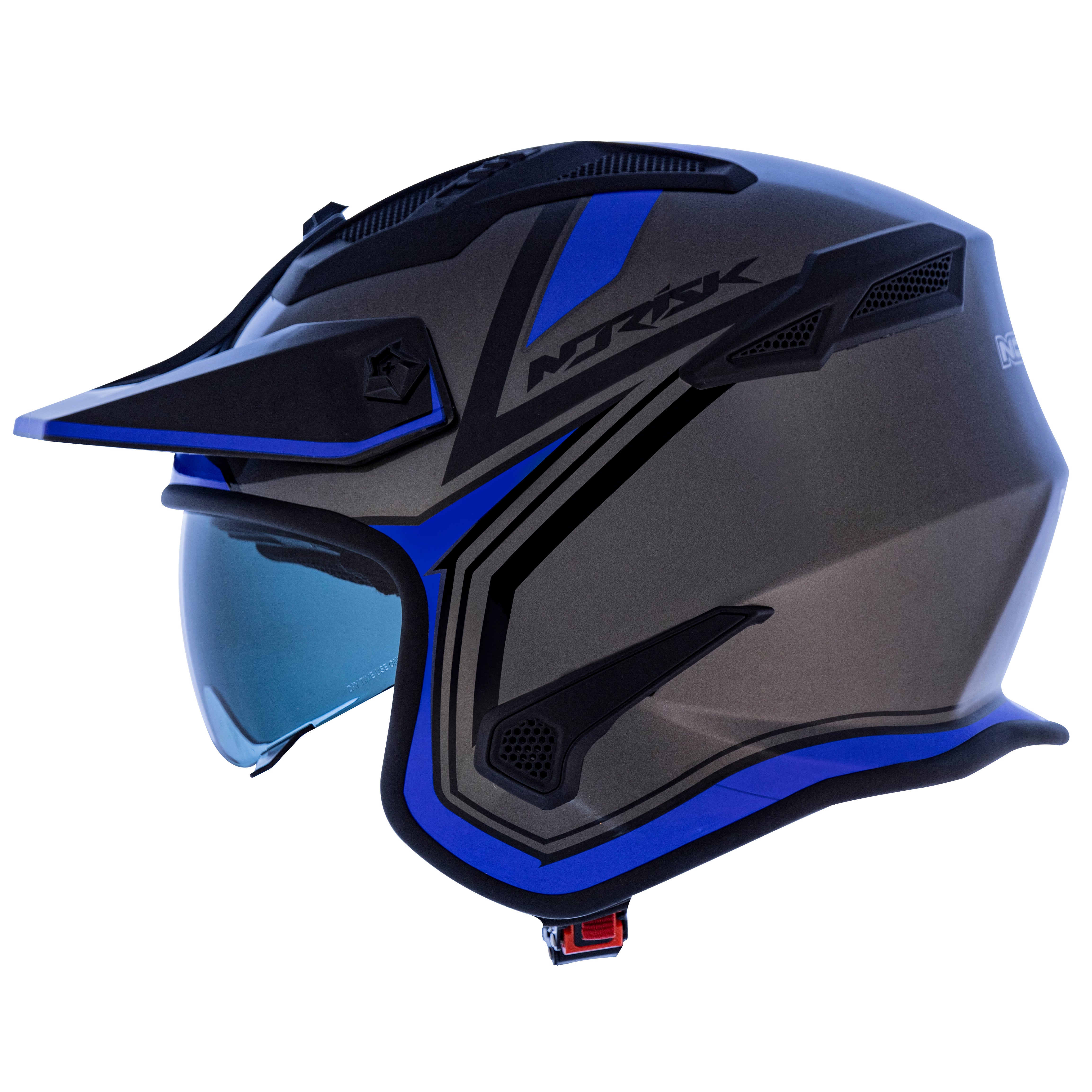 Capacete Norisk Darth Outline Tit Azul