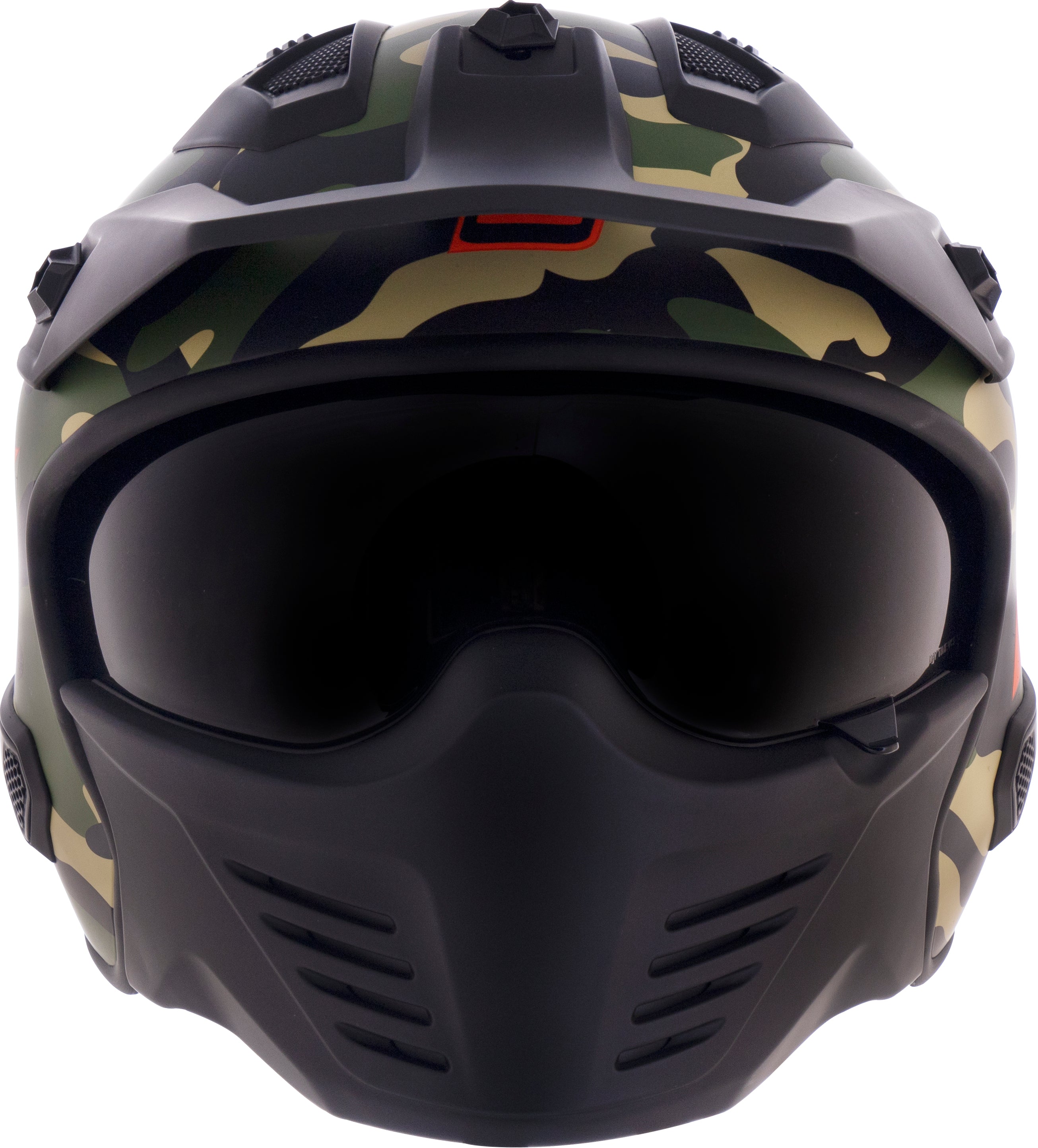 Capacete Norisk Darth Aircraft Camo Laranja