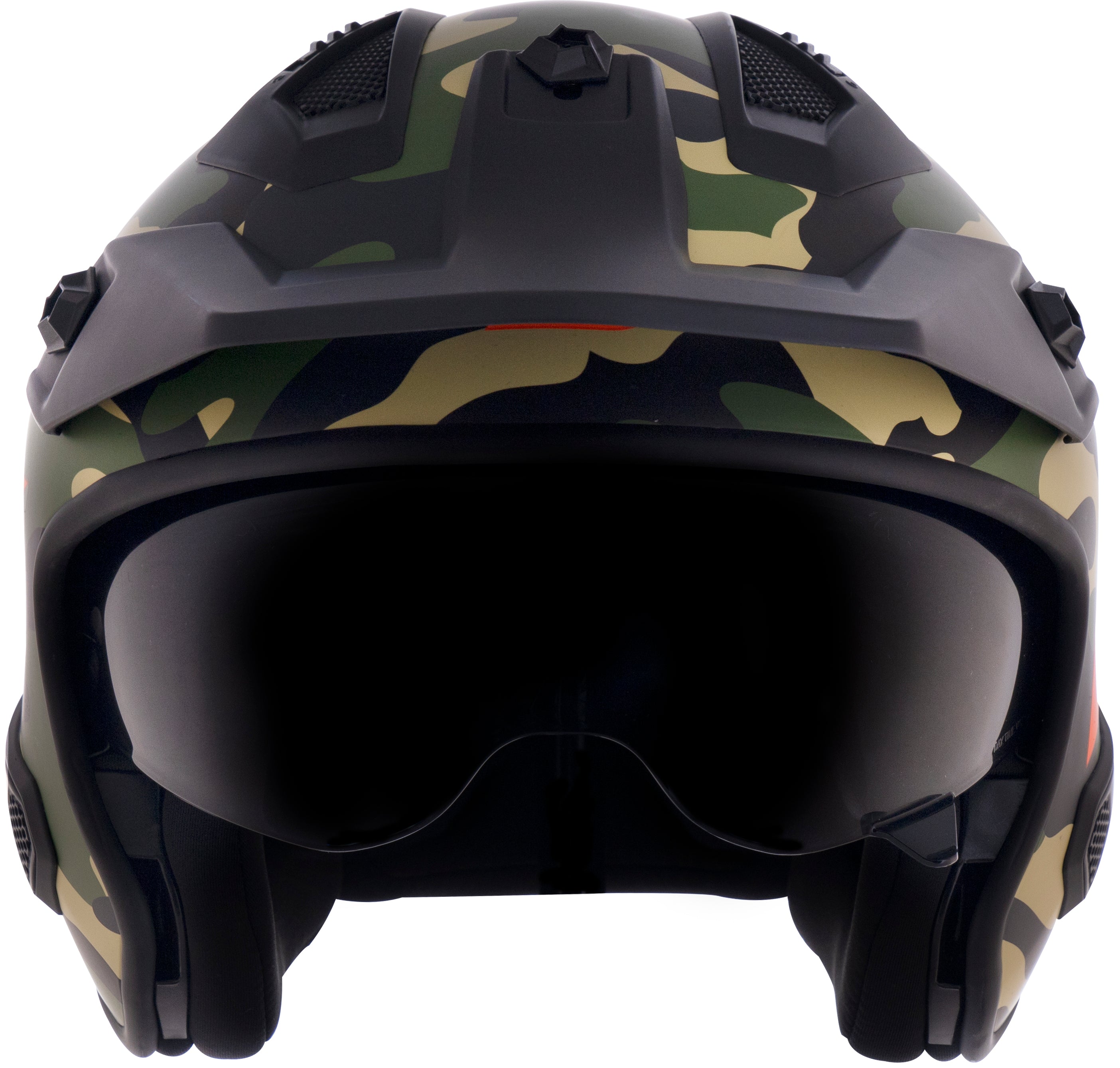 Capacete Norisk Darth Aircraft Camo Laranja