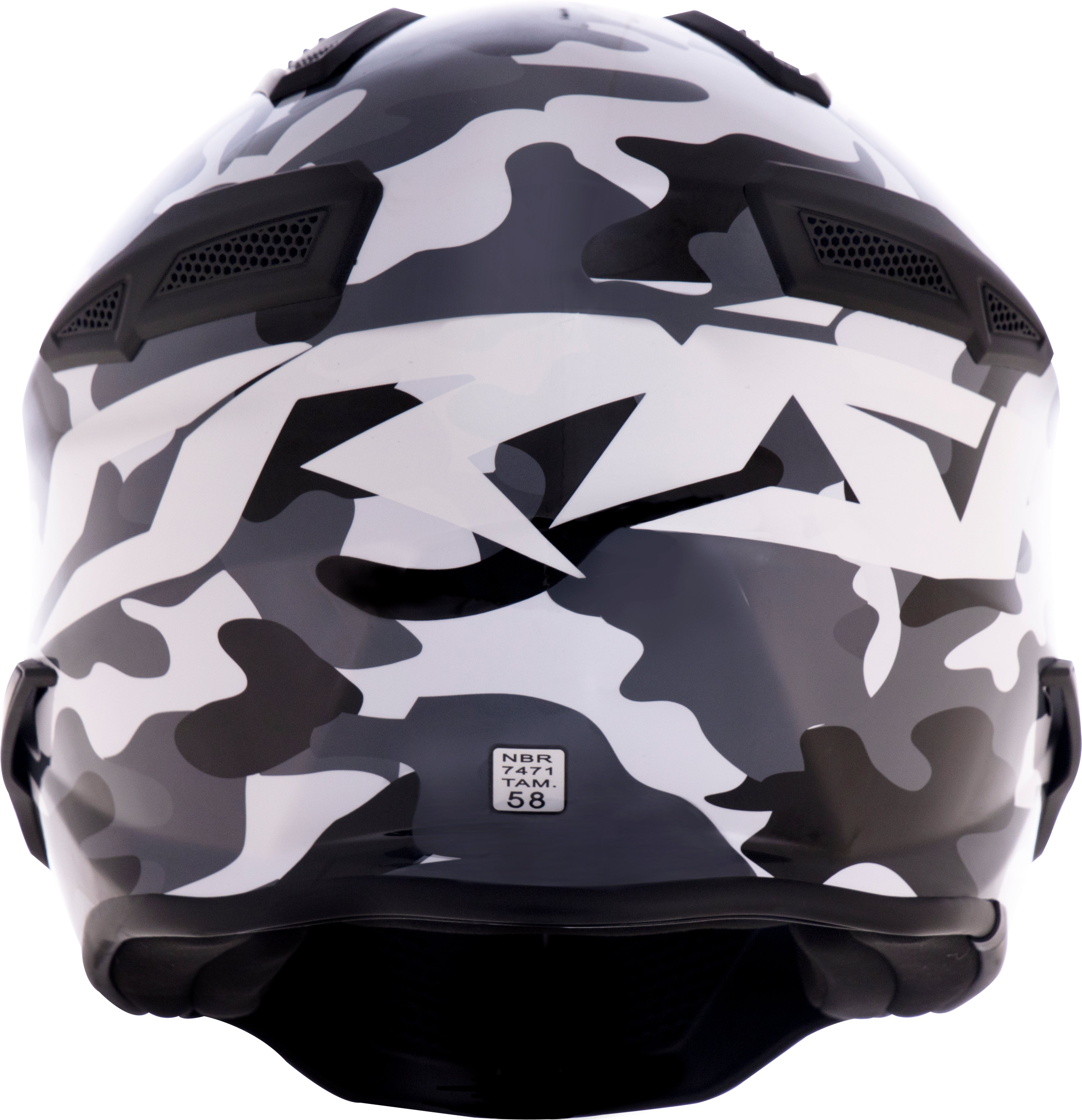 Capacete Norisk Darth Aircraft Camo Branco