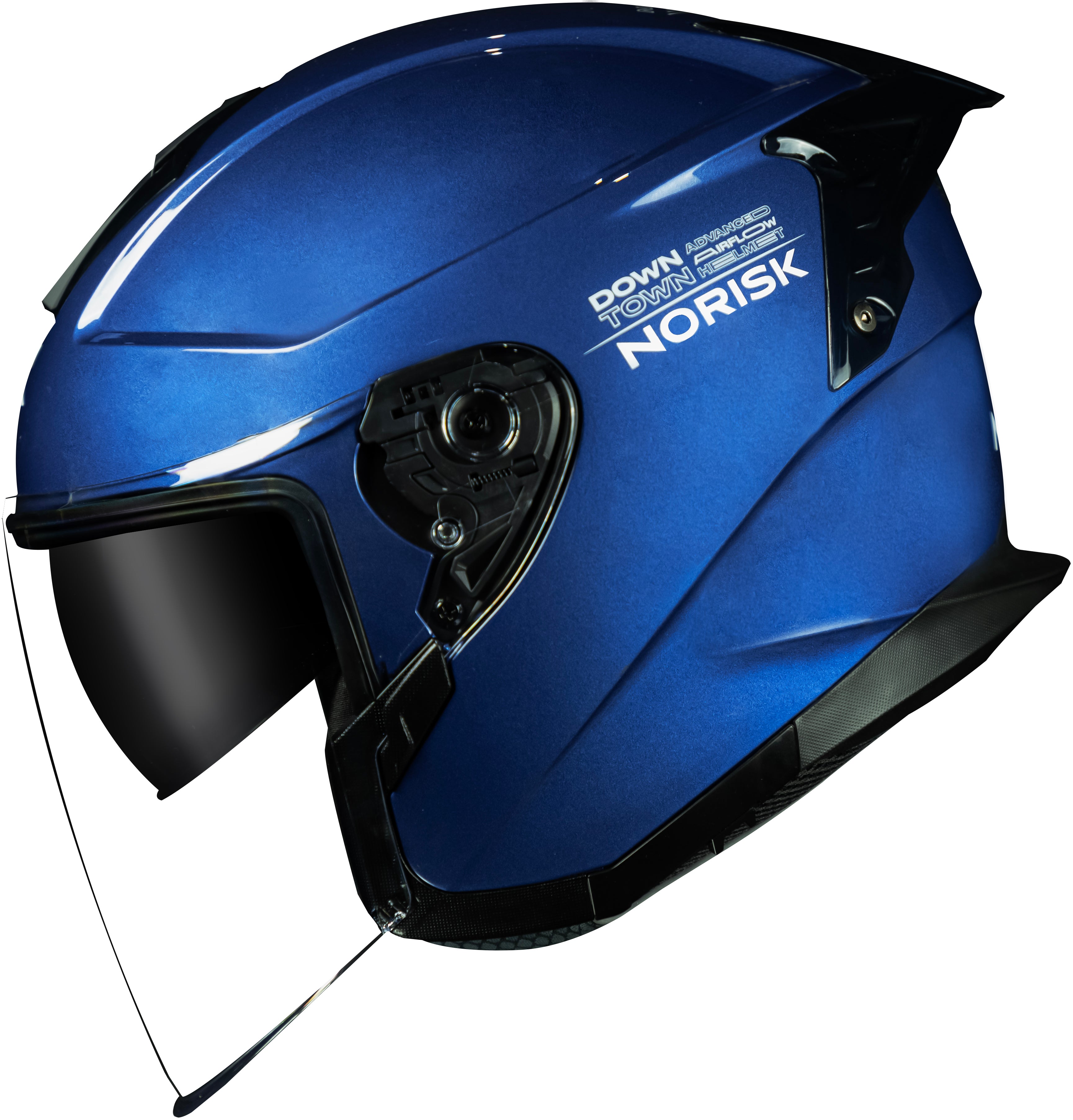 Capacete Norisk Downtown Monocolor Azul