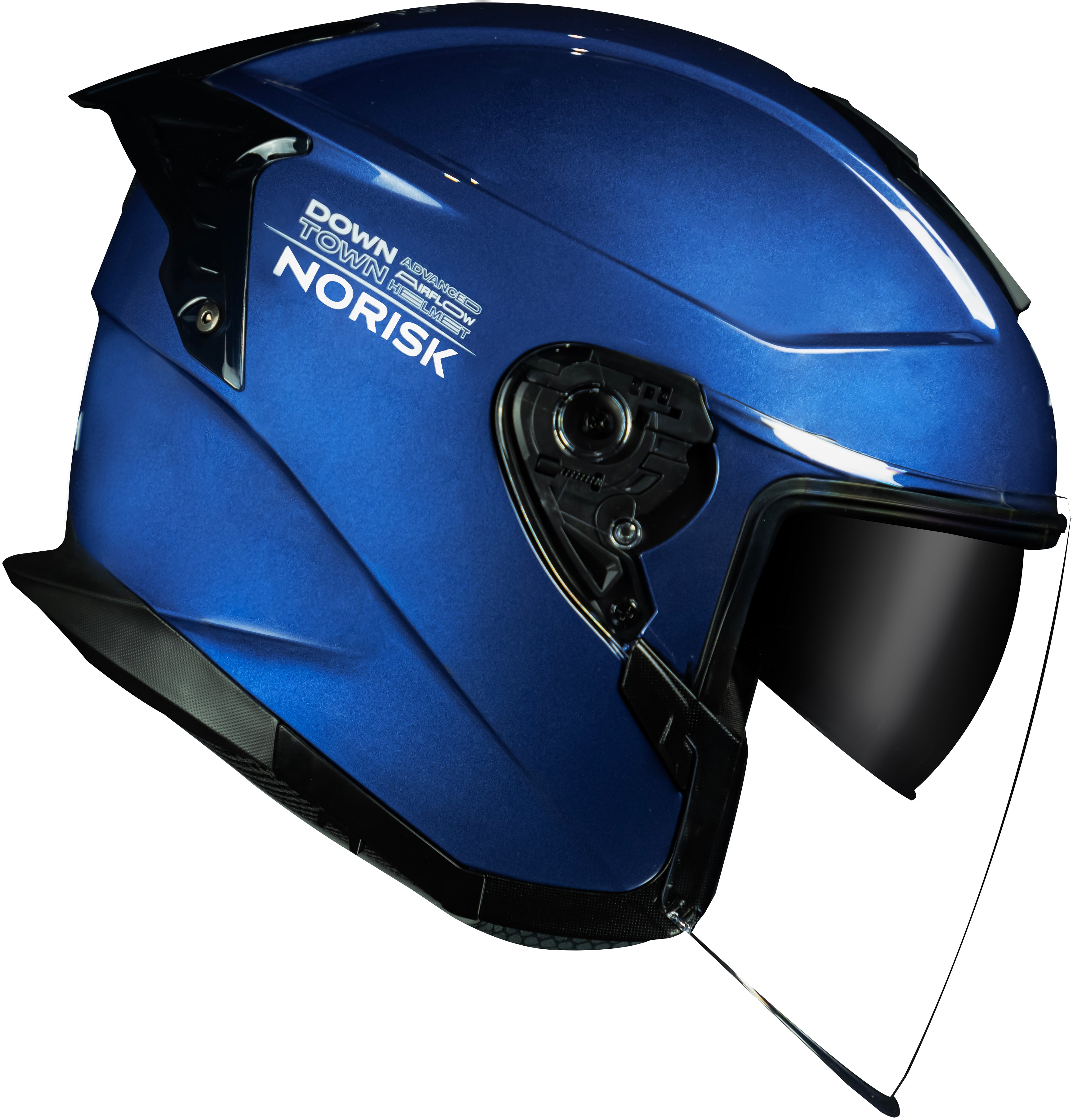 Capacete Norisk Downtown Monocolor Azul