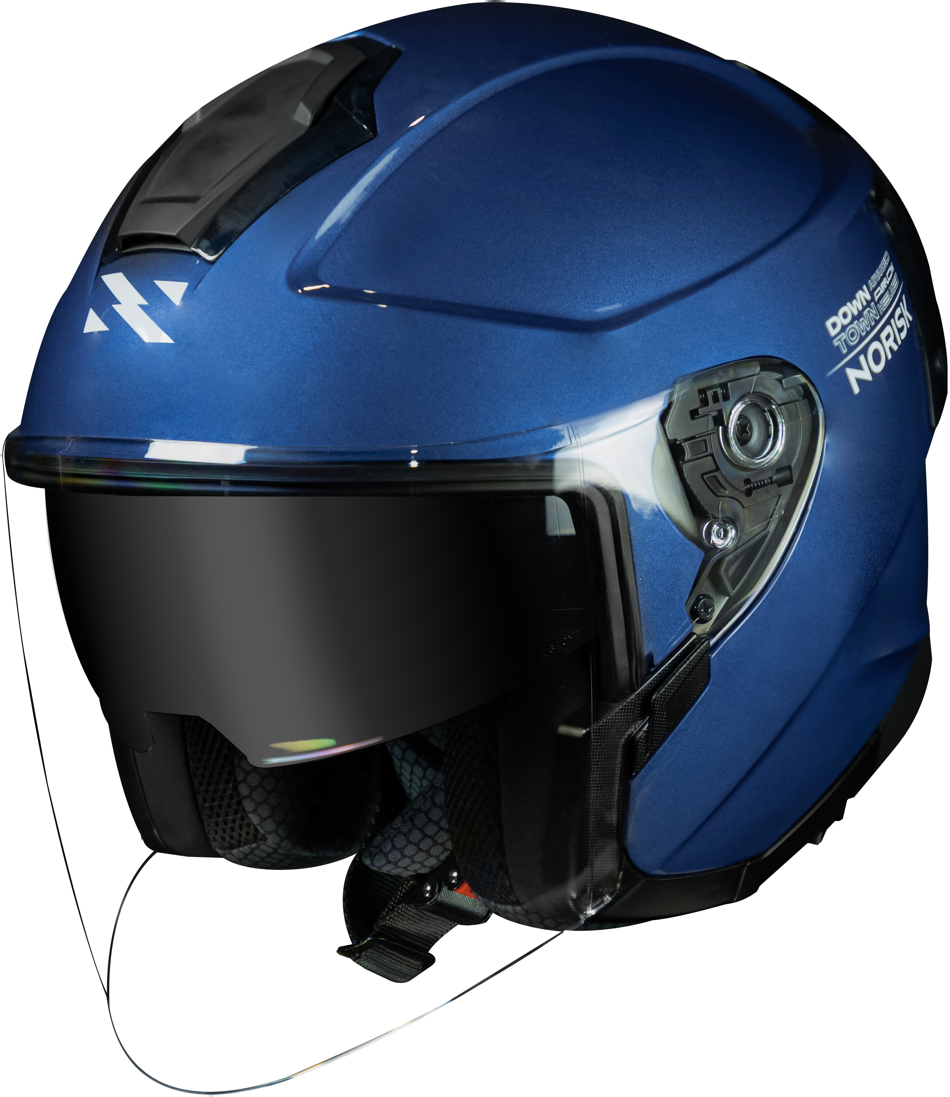 Capacete Norisk Downtown Monocolor Azul