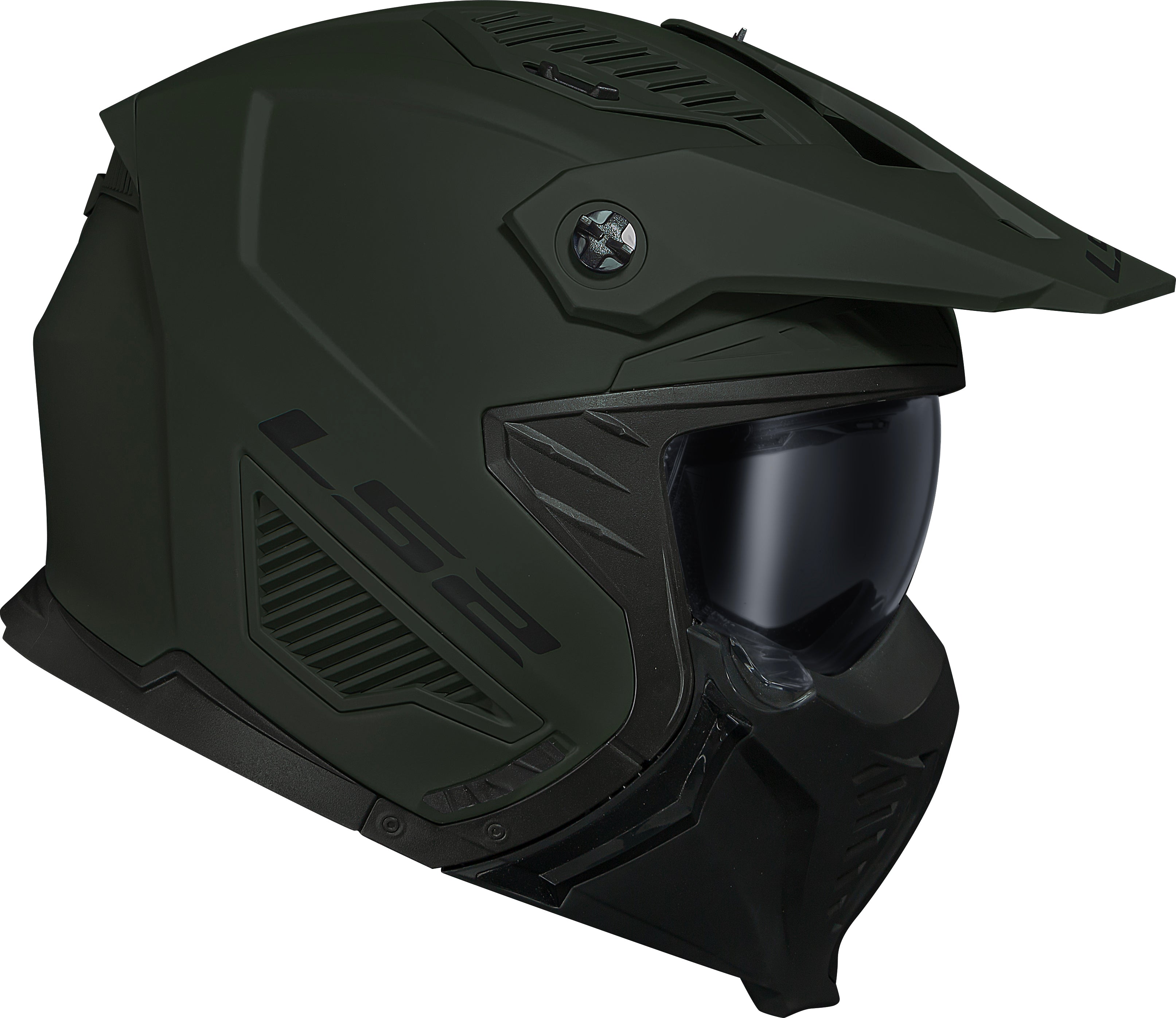 Capacete Ls2 Drifter Verde Militar