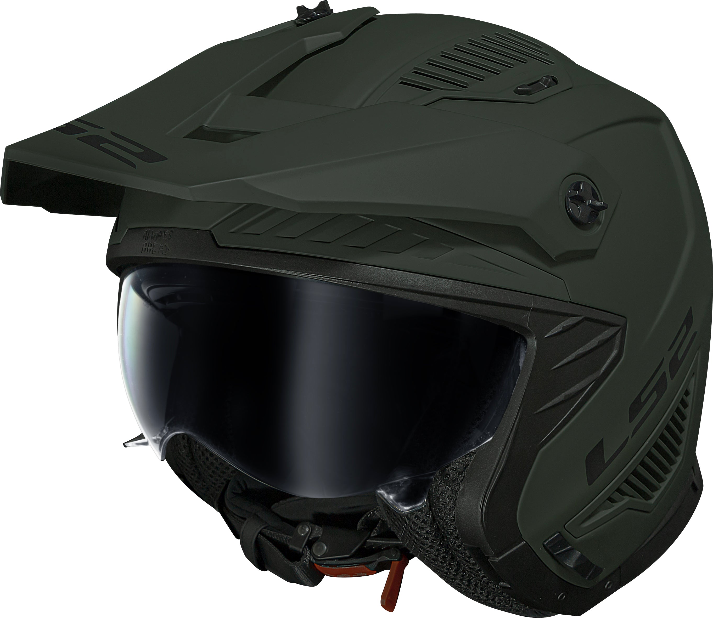 Capacete Ls2 Drifter Verde Militar