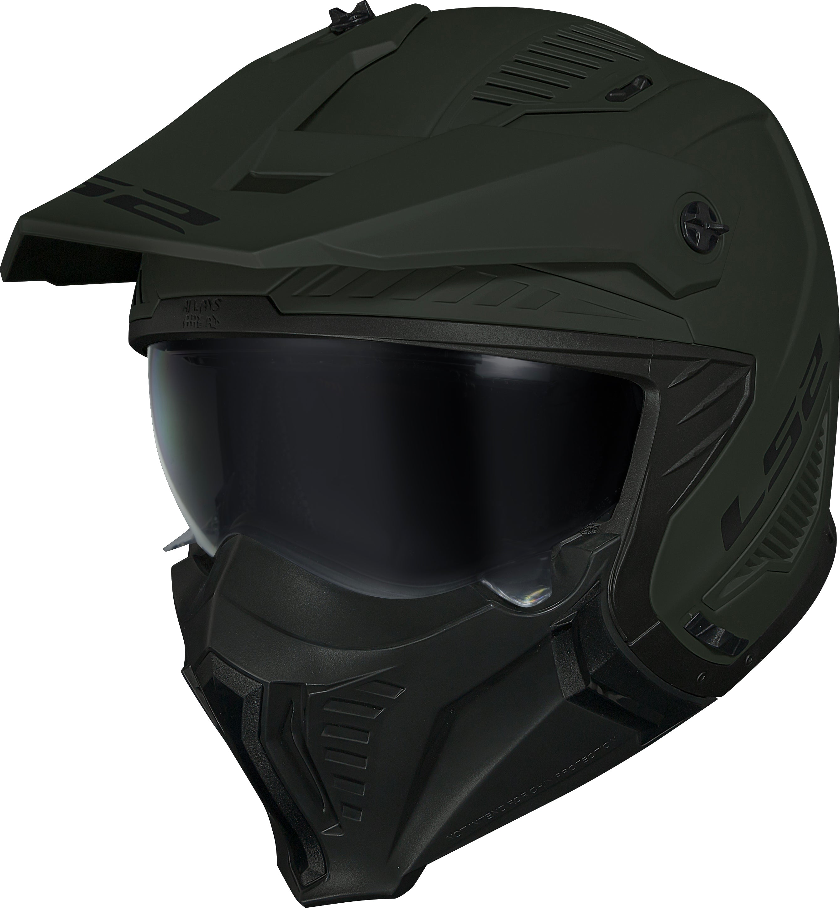 Capacete Ls2 Drifter Verde Militar