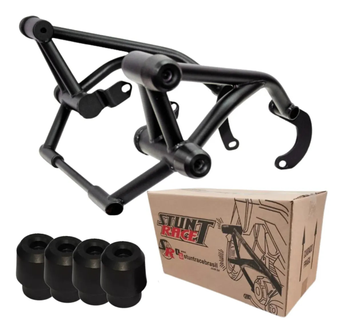Protetor Motor Carenagem Stunt Race Bmw G310 R Gs Preto
