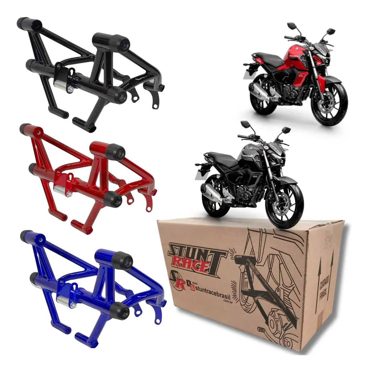 Protetor Motor Carenagem Stunt Race Nova Fazer 150 Fz15