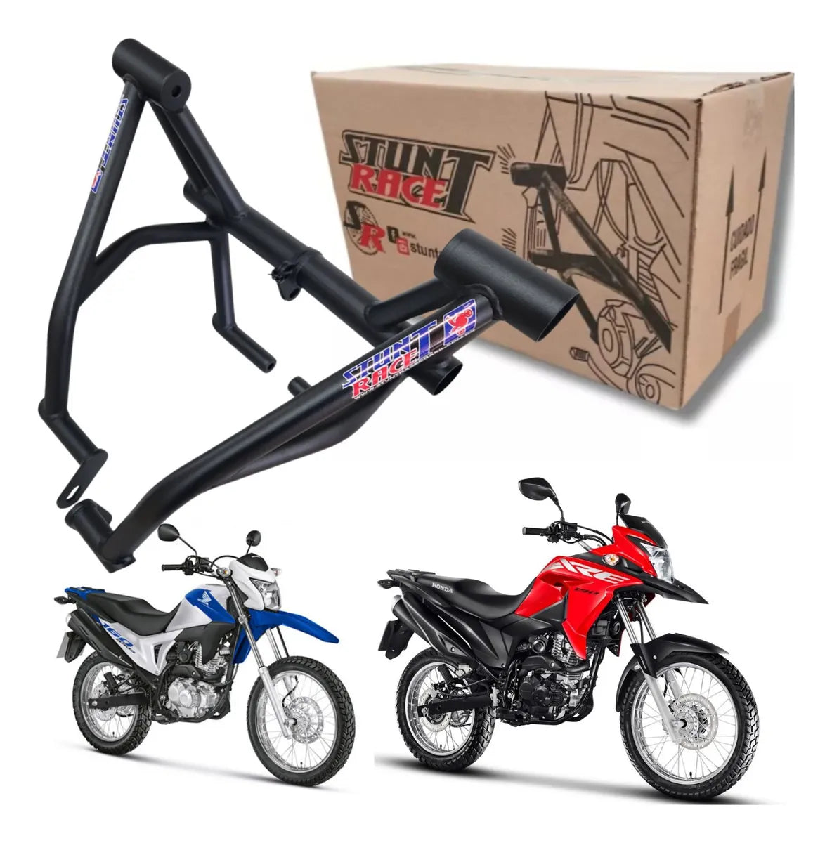 Protetor Motor Stunt Race Honda Xre 190 Nxr Bros 160