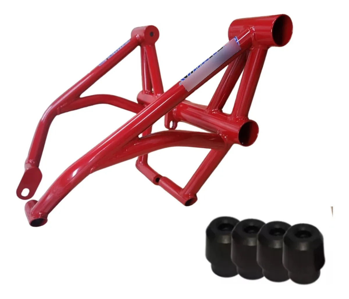 Protetor Motor Stunt Race Honda Start Titan Fan 160 Vermelho
