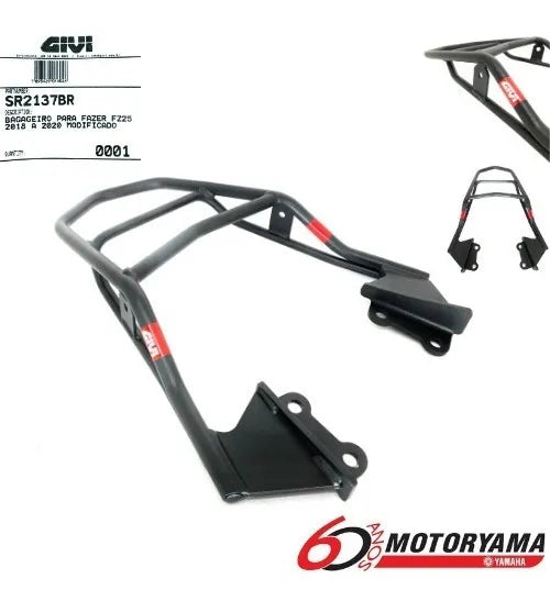 Bagageiro Givi Yamaha Fz25 Fazer 250 2018 a 2025
