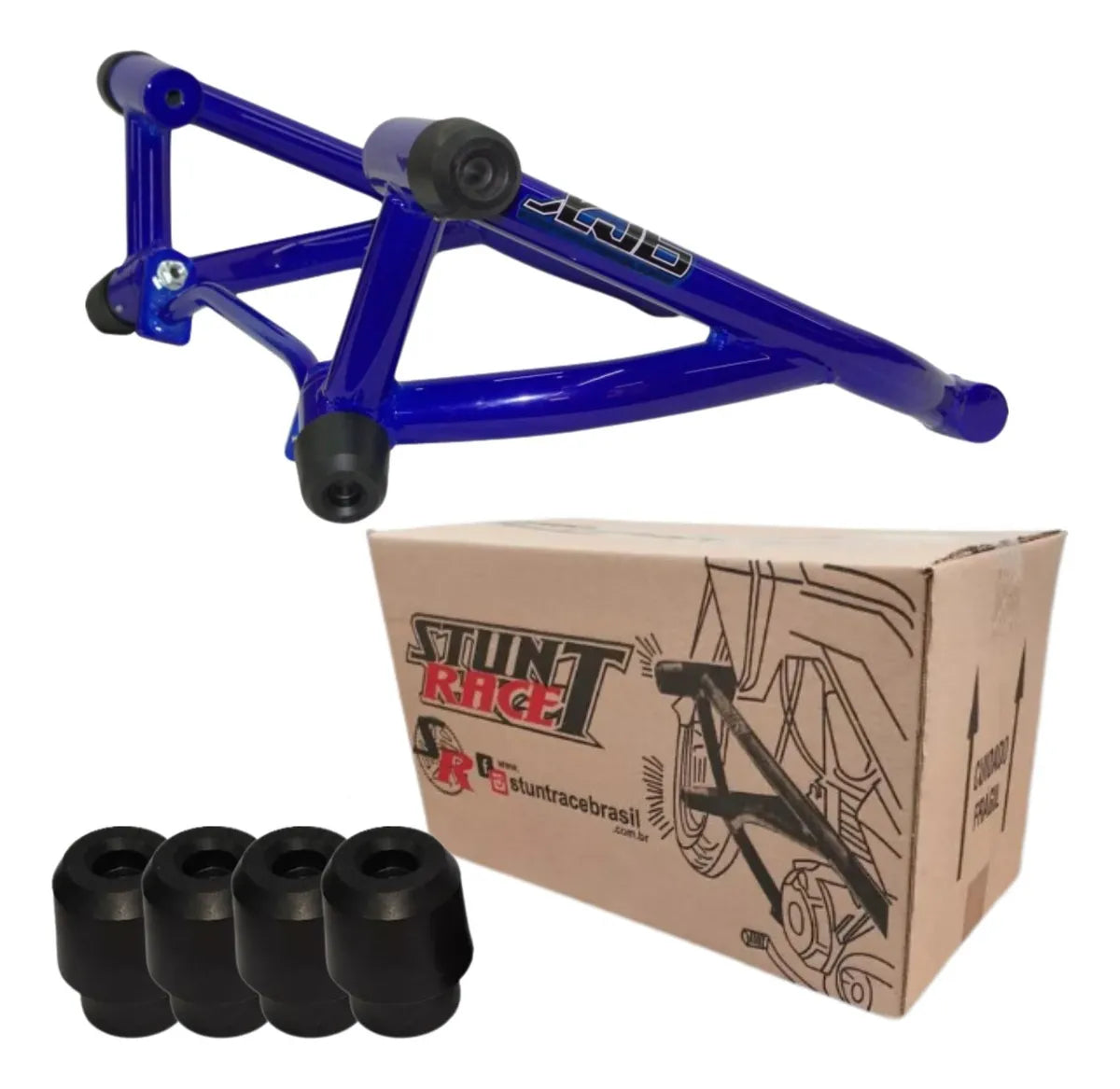 Protetor Motor Carenagem Stunt Race Xj6 Xj 6 2010-2018 Azul