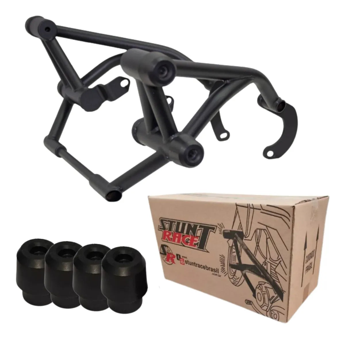 Protetor Motor Carenagem Stunt Race Bmw G310 R Gs Preto