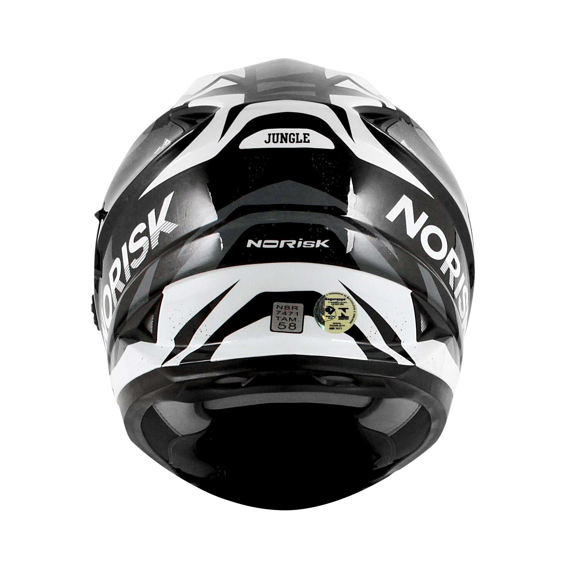 Capacete Norisk Soul Jungle Branco