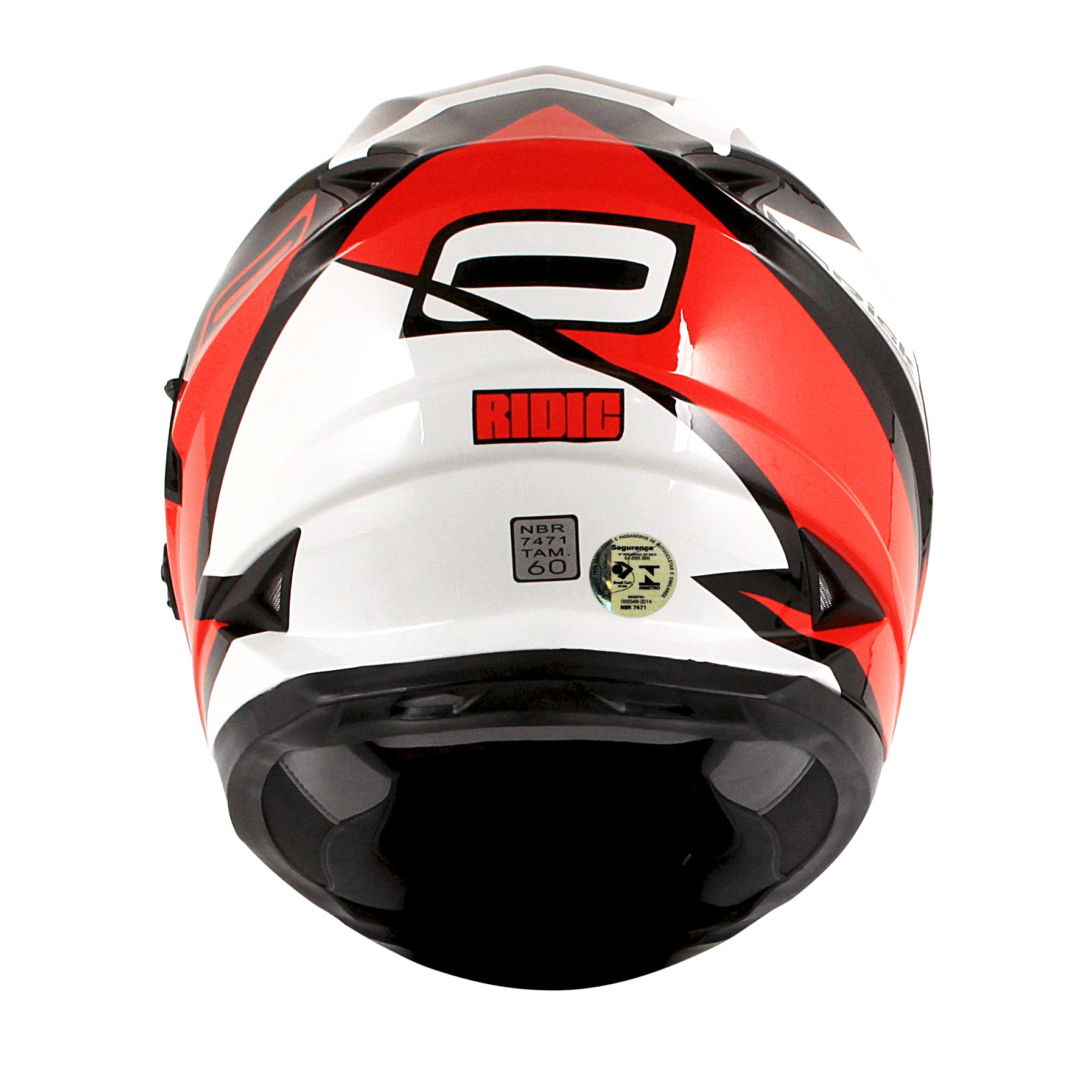 Capacete Norisk Soul Ridic Branco Vermelho