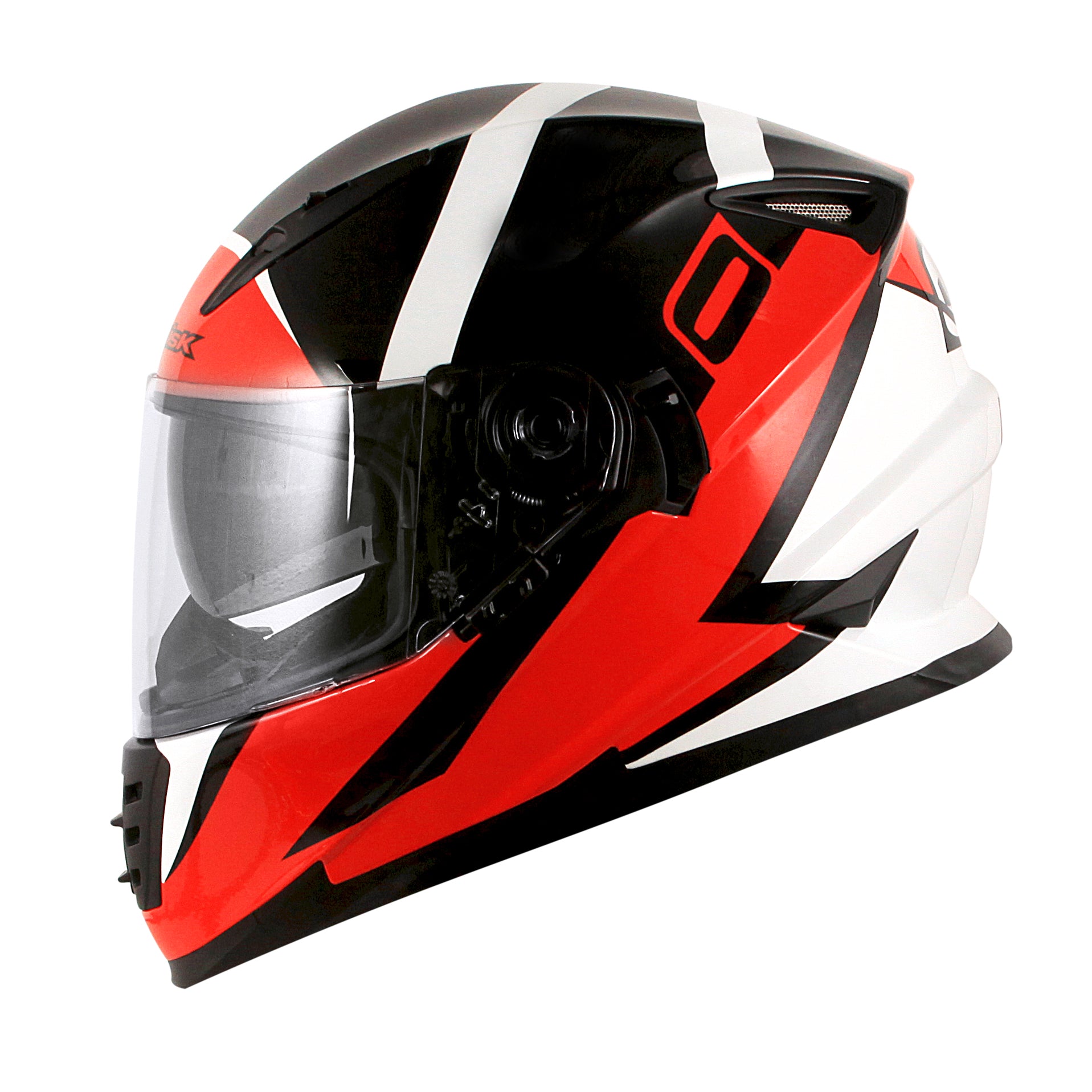 Capacete Norisk Soul Ridic Branco Vermelho