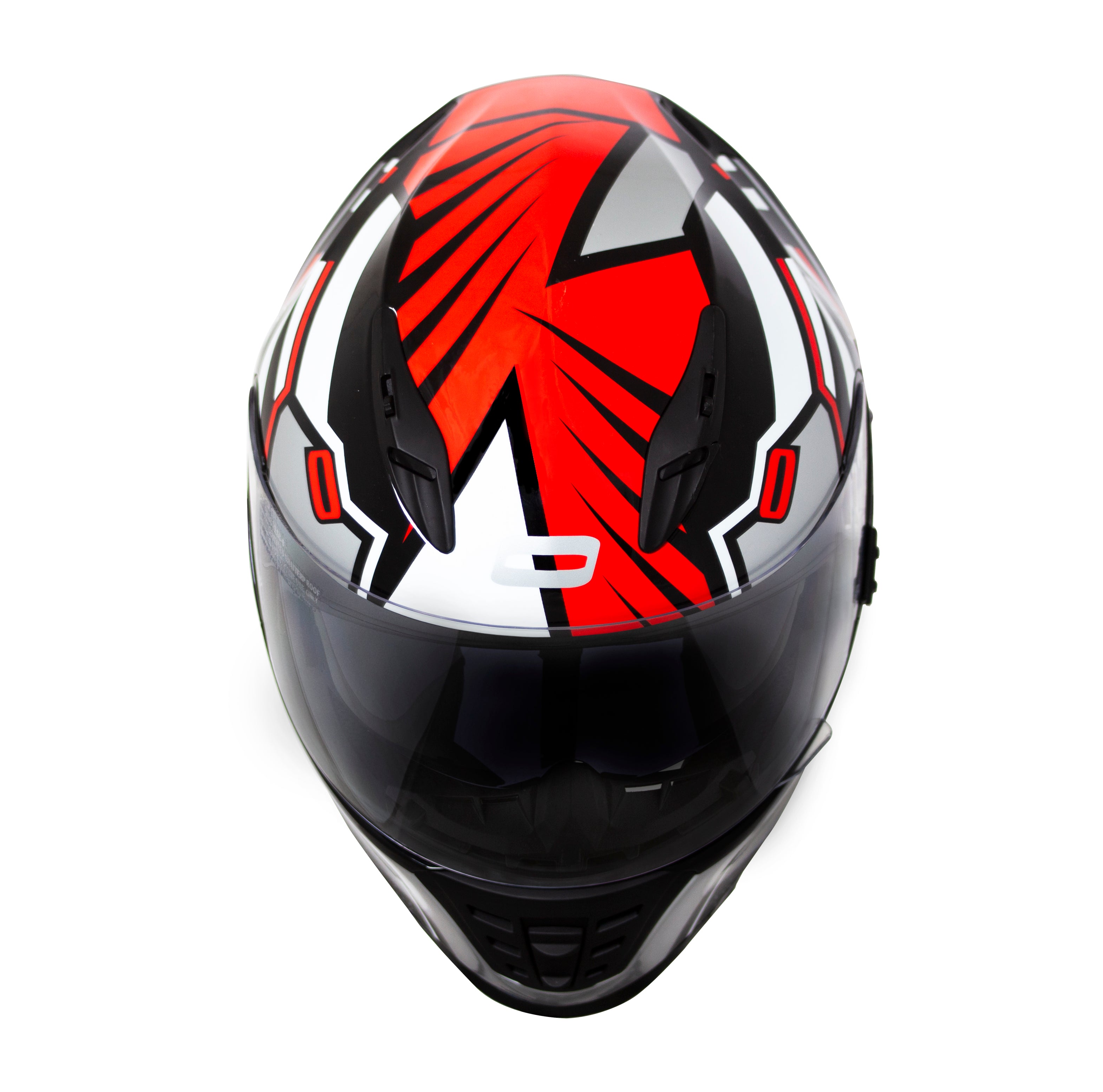 Capacete Norisk Soul Target Wizard Vermelho Prata