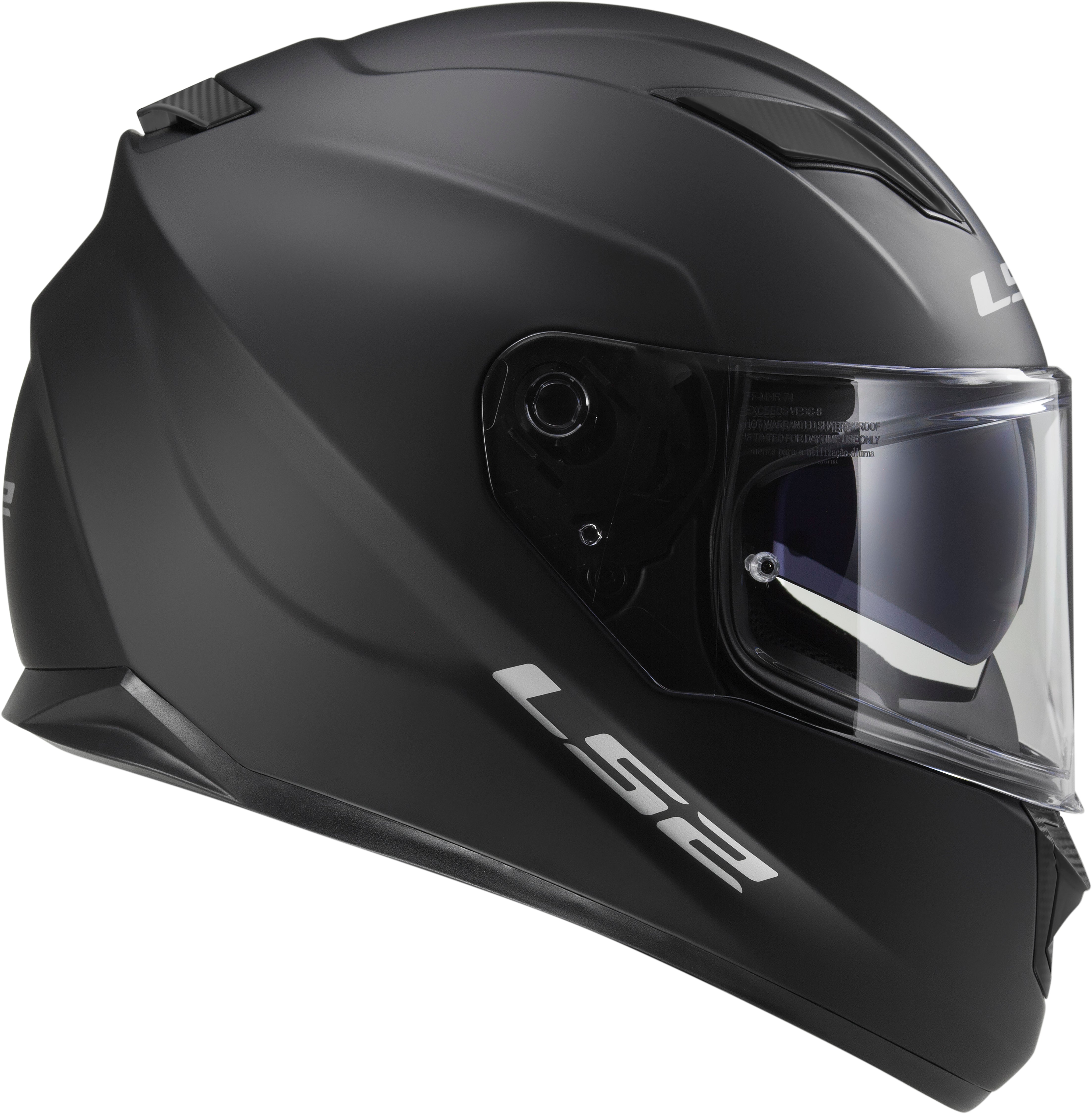 Capacete Ls2 Ff320 Stream Monocolor Preto Fosco