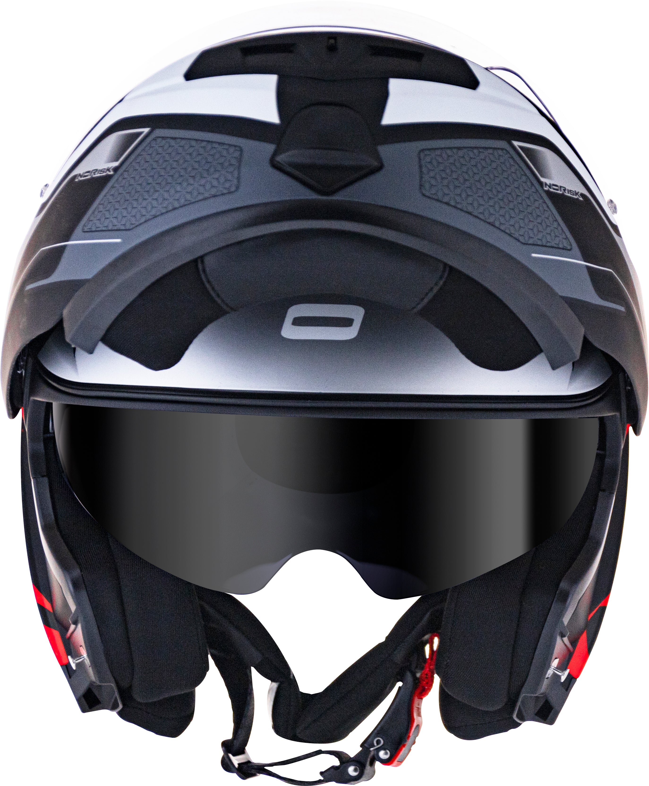 Capacete Norisk Route Speedmax Matt Preto Vermelho