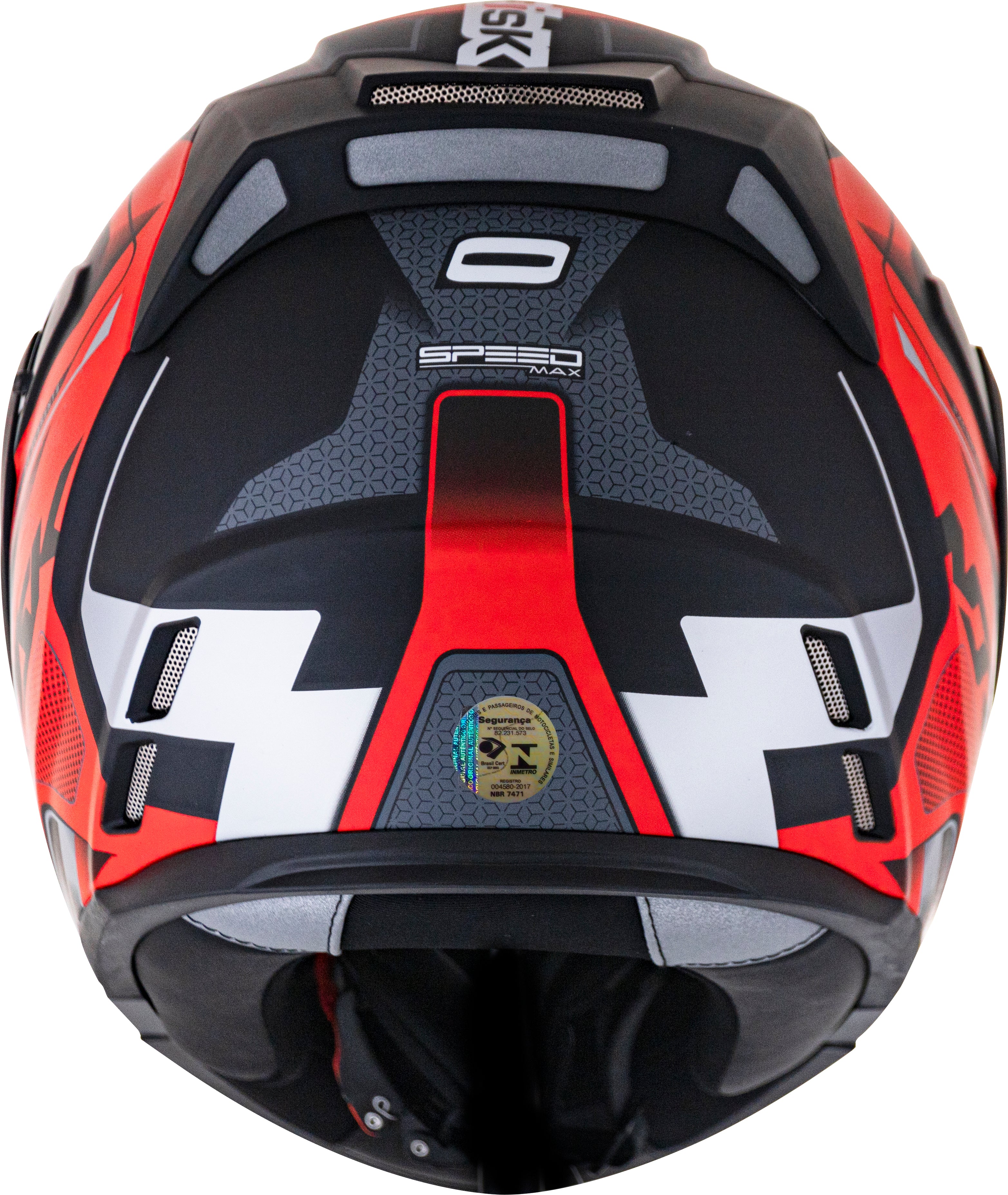 Capacete Norisk Route Speedmax Matt Preto Vermelho