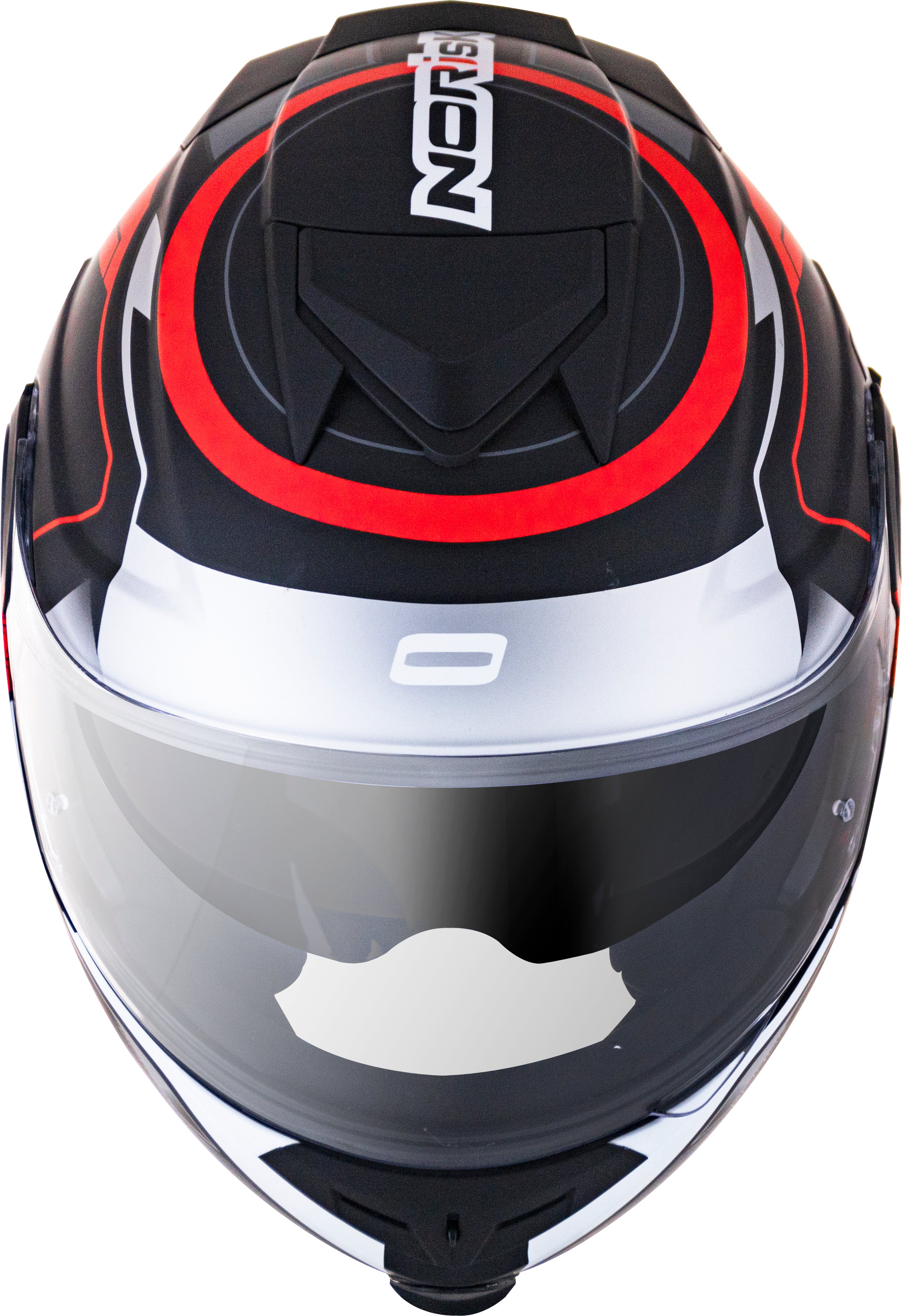 Capacete Norisk Route Speedmax Matt Preto Vermelho