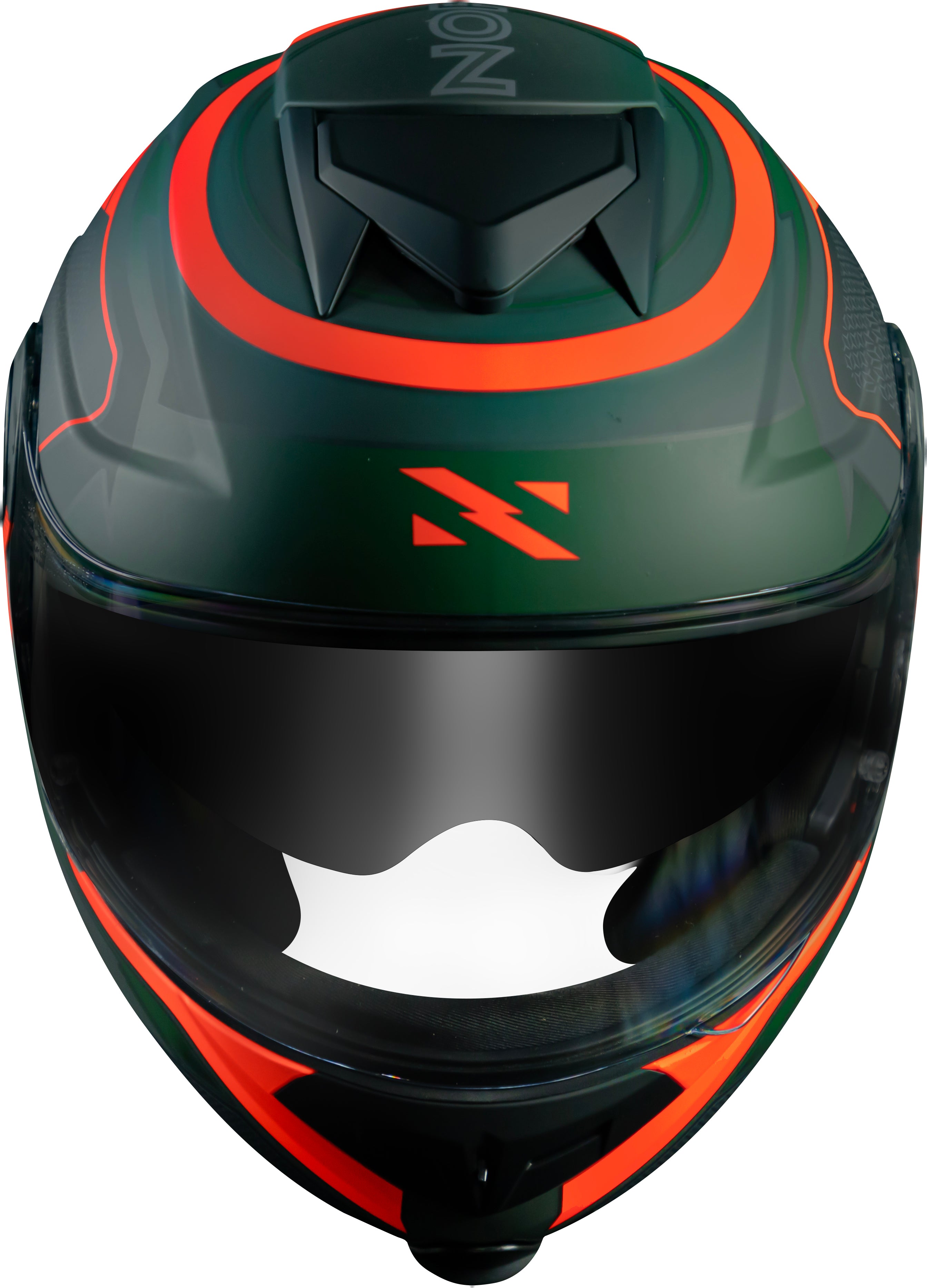 Capacete Norisk Route Speedmax Matte Verde Laranja