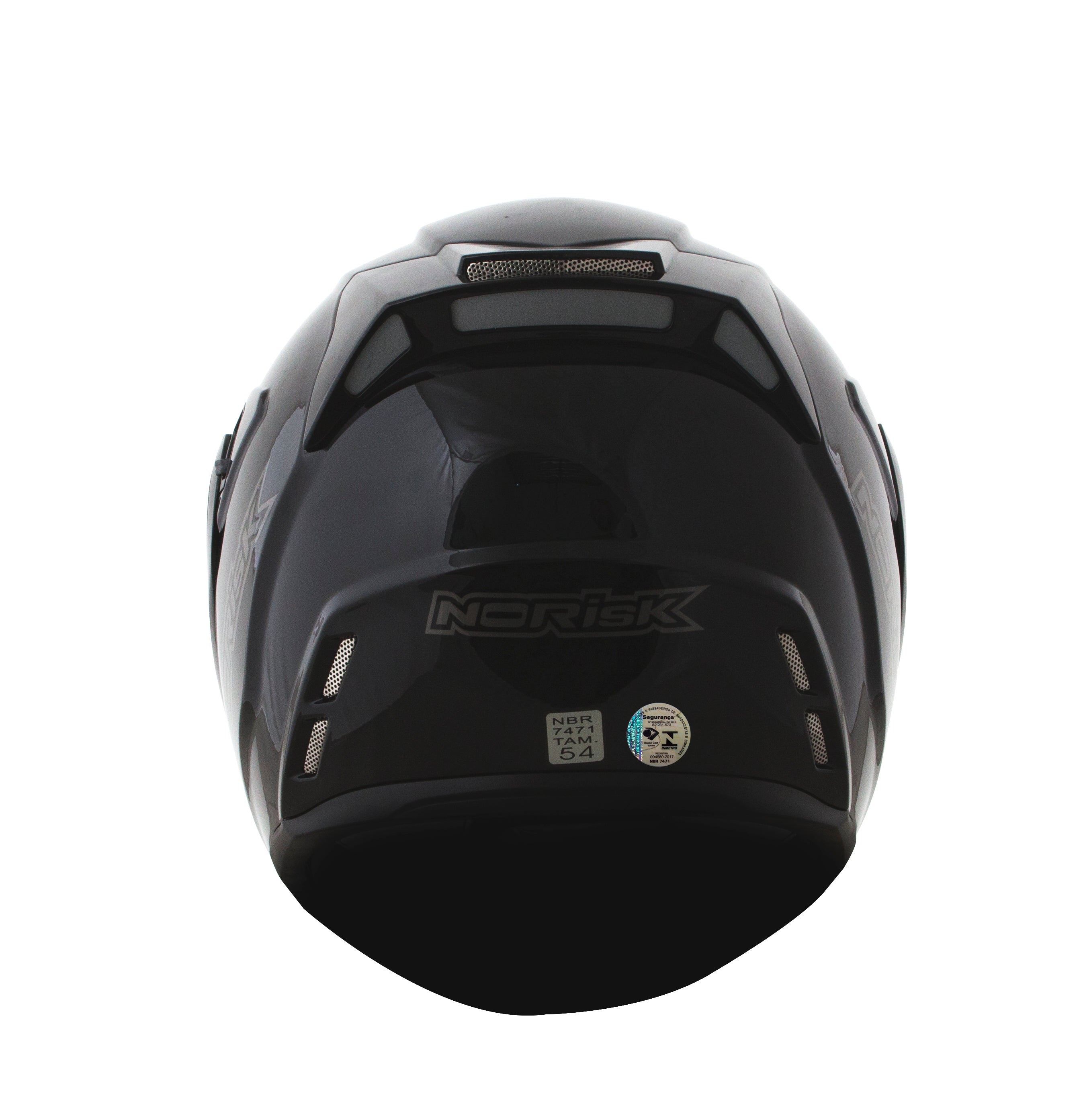 Capacete Norisk Route Monocolor Preto Fosco