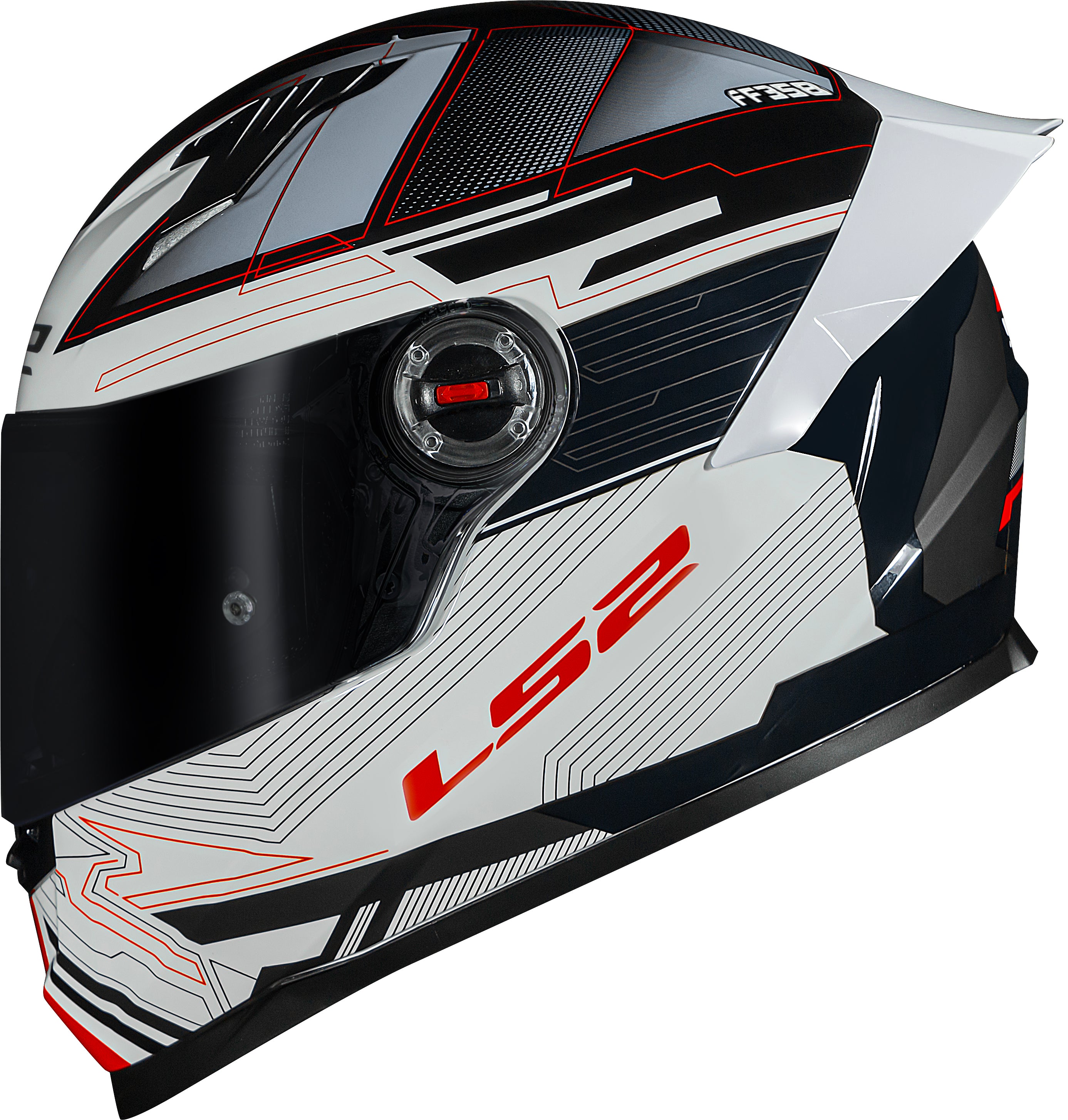 Capacete Ls2 ff358 S Digital Branco