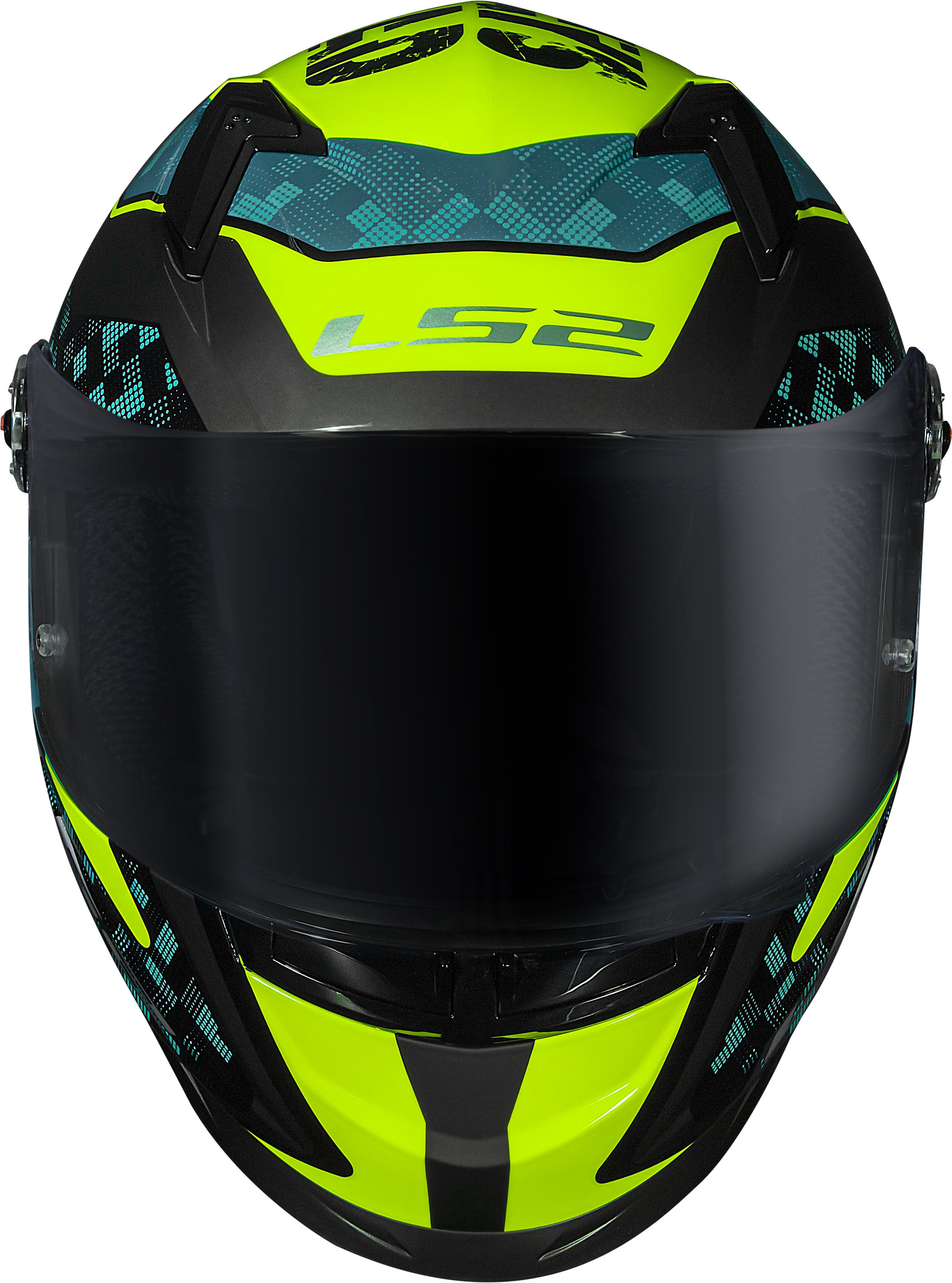 Capacete Ls2 ff358 S Striker Azul Amarelo