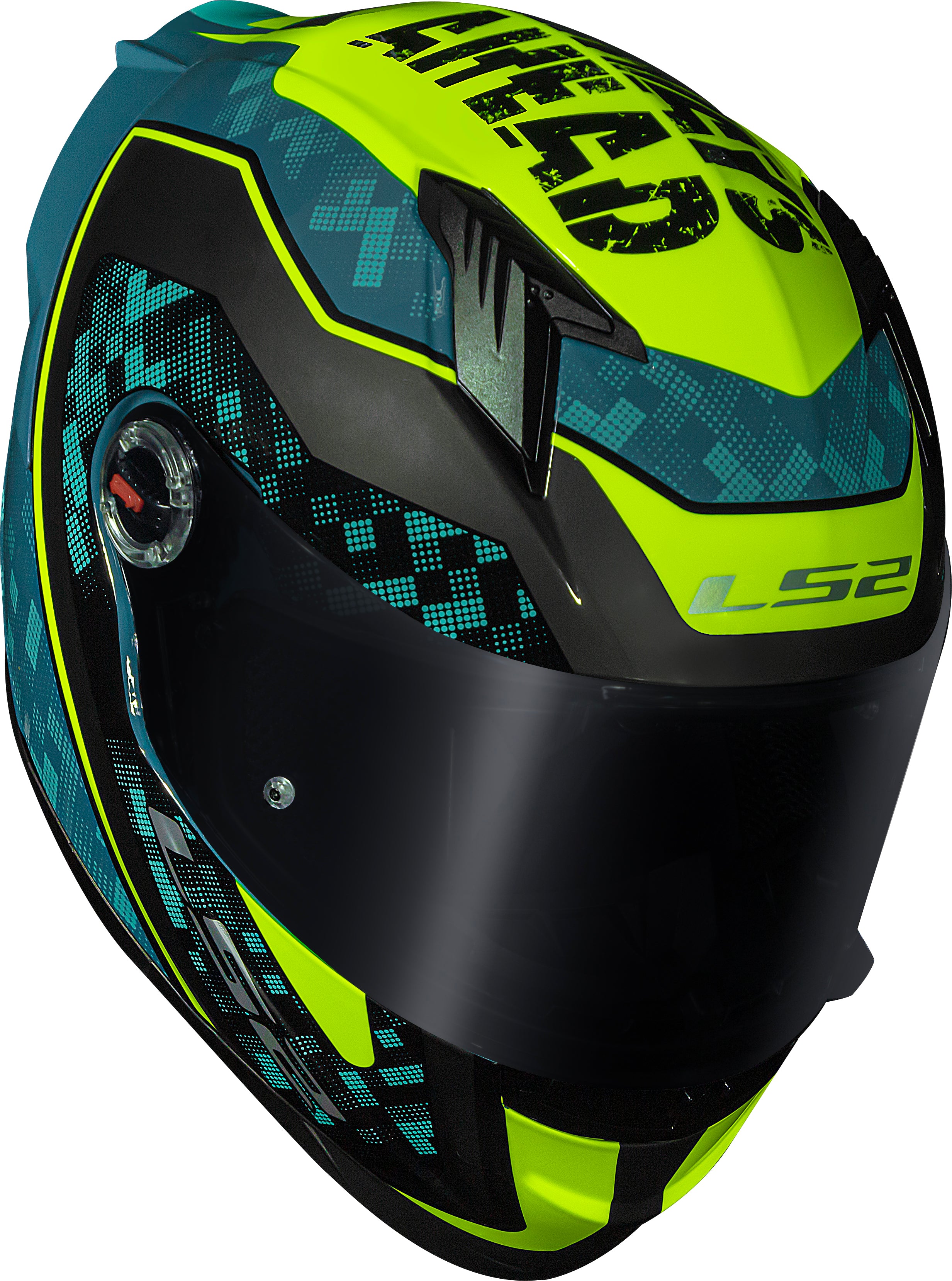 Capacete Ls2 ff358 S Striker Azul Amarelo