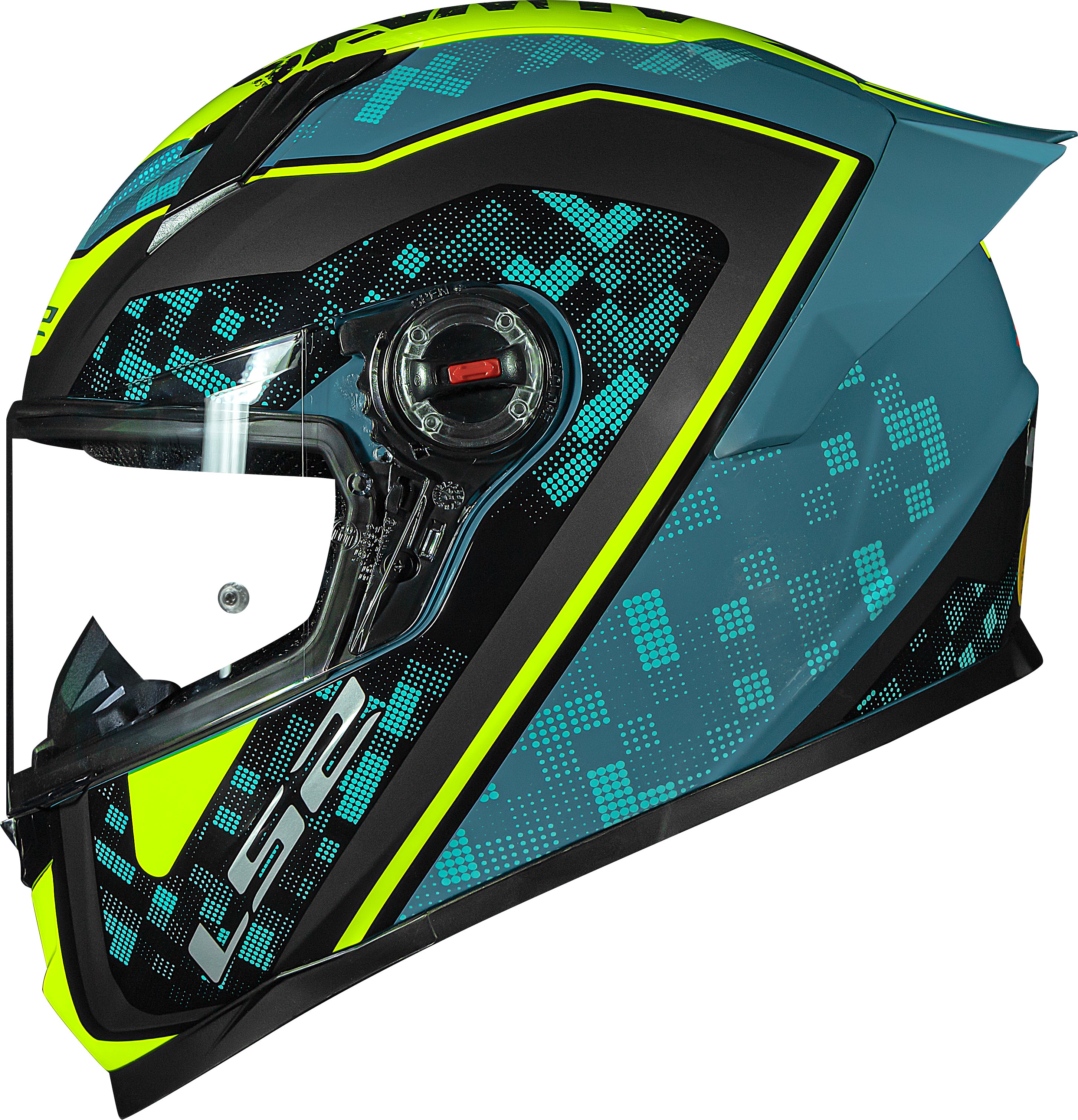 Capacete Ls2 ff358 S Striker Azul Amarelo