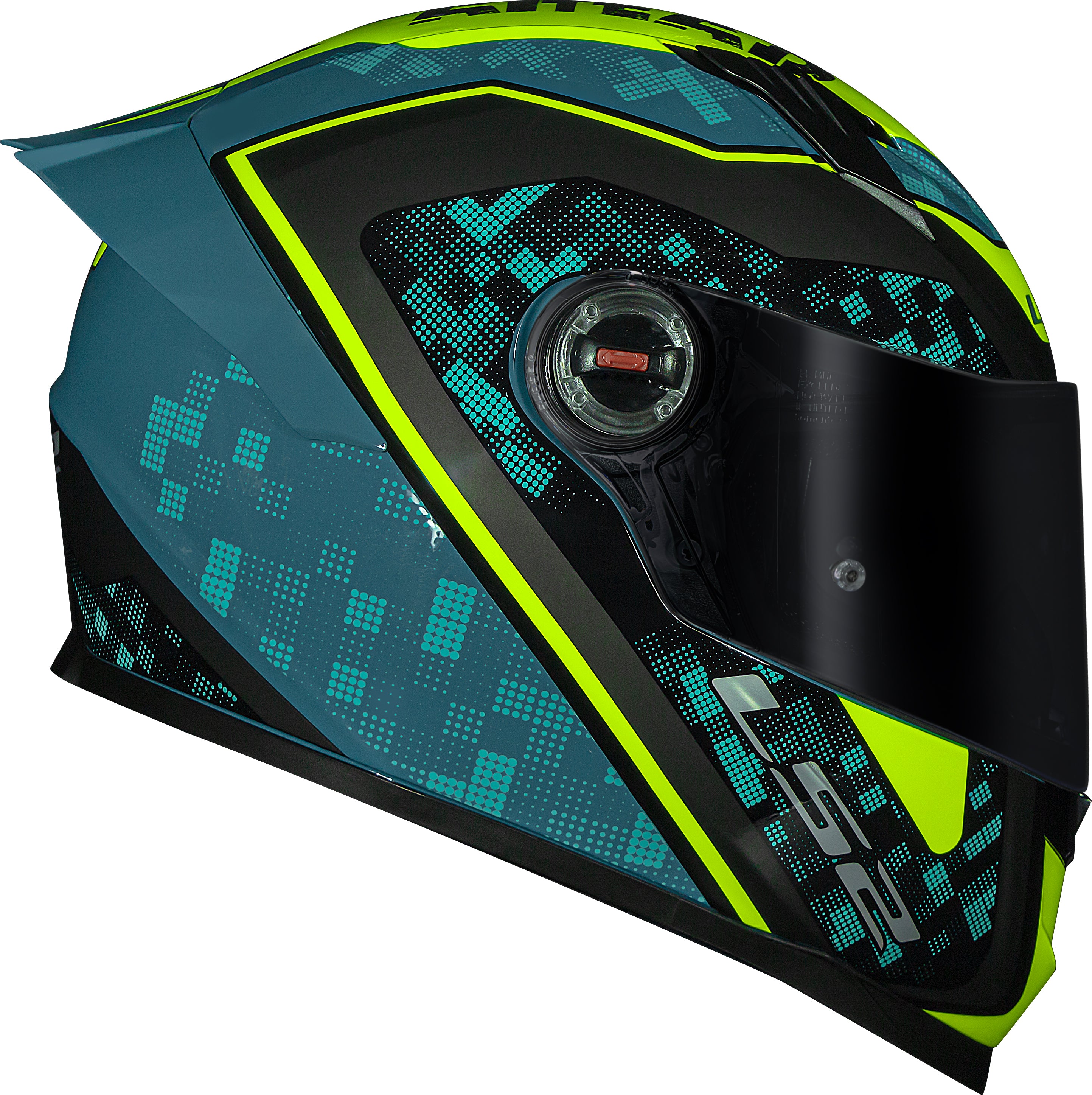Capacete Ls2 ff358 S Striker Azul Amarelo