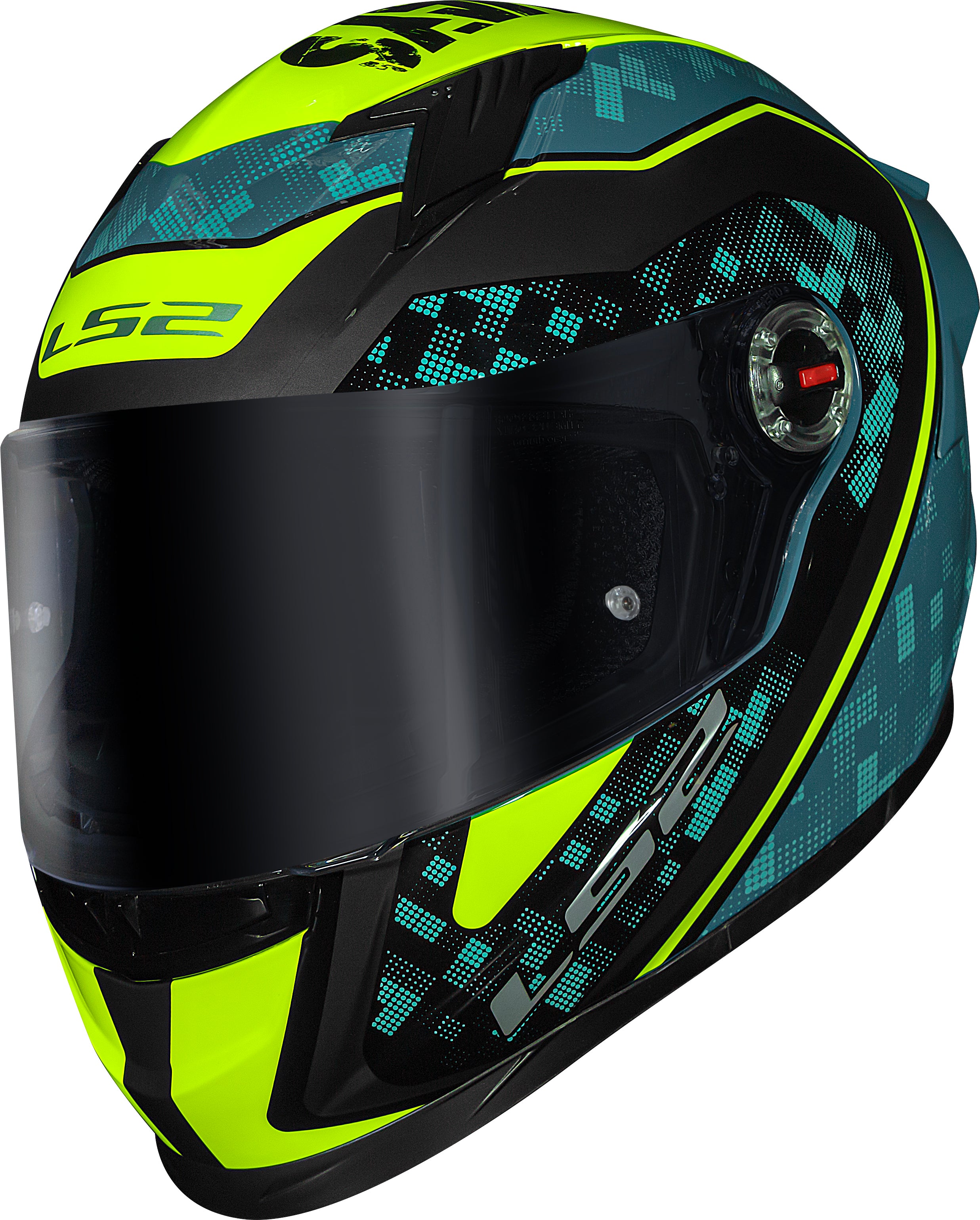 Capacete Ls2 ff358 S Striker Azul Amarelo