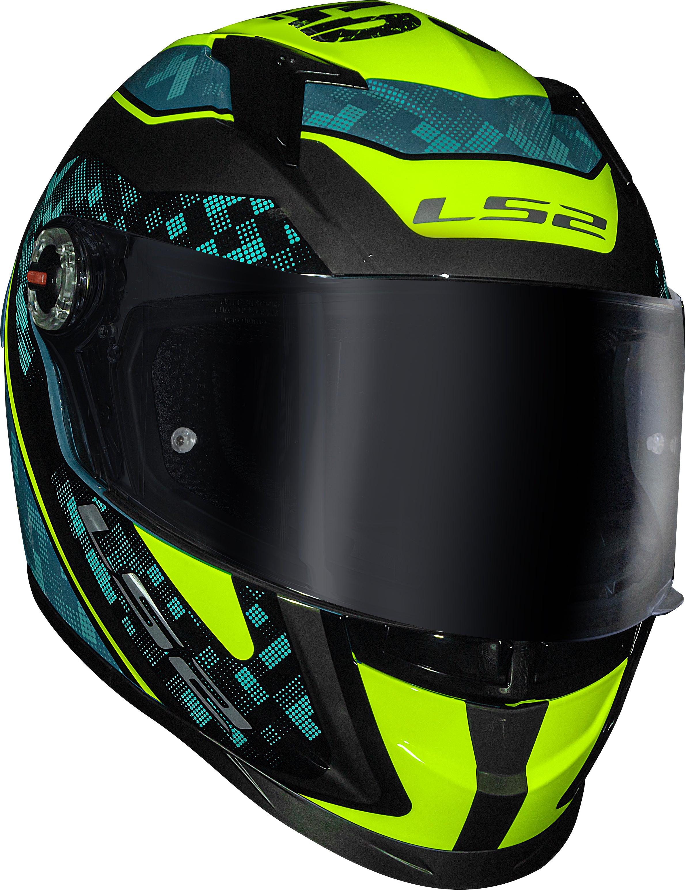Capacete Ls2 ff358 S Striker Azul Amarelo