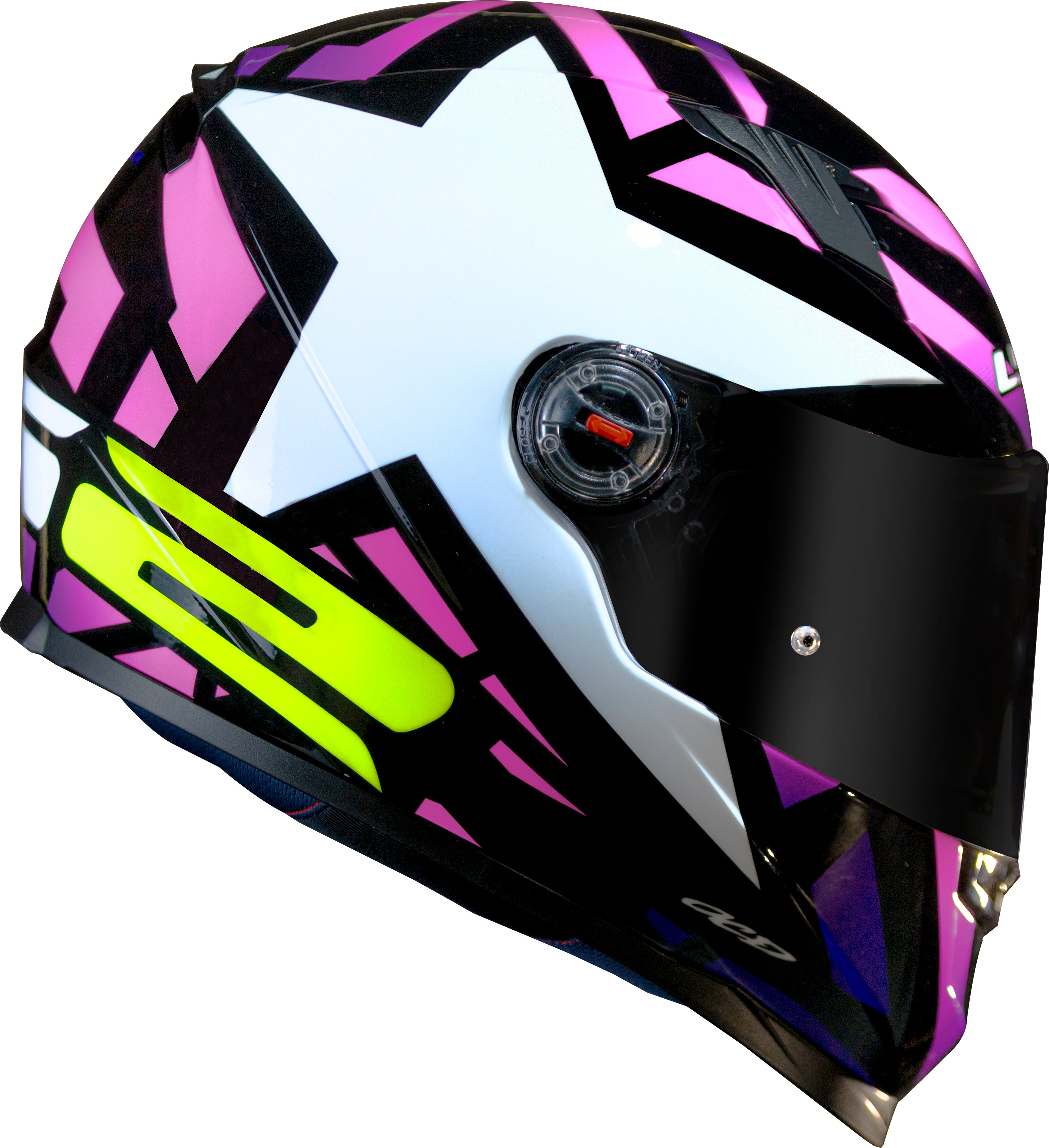 Capacete Ls2 Ff358 Classic Starwar Preto Rosa
