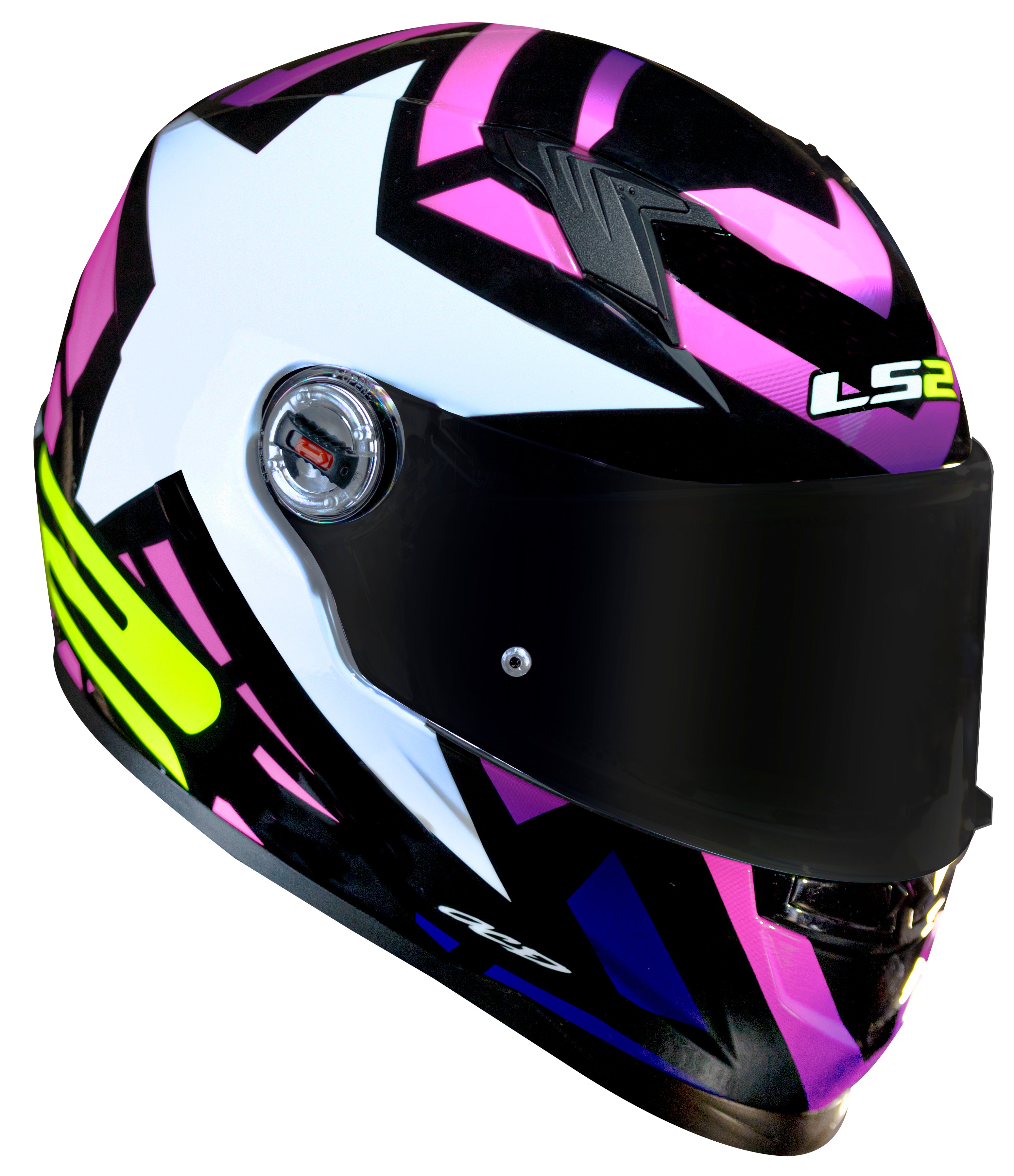 Capacete Ls2 Ff358 Classic Starwar Preto Rosa