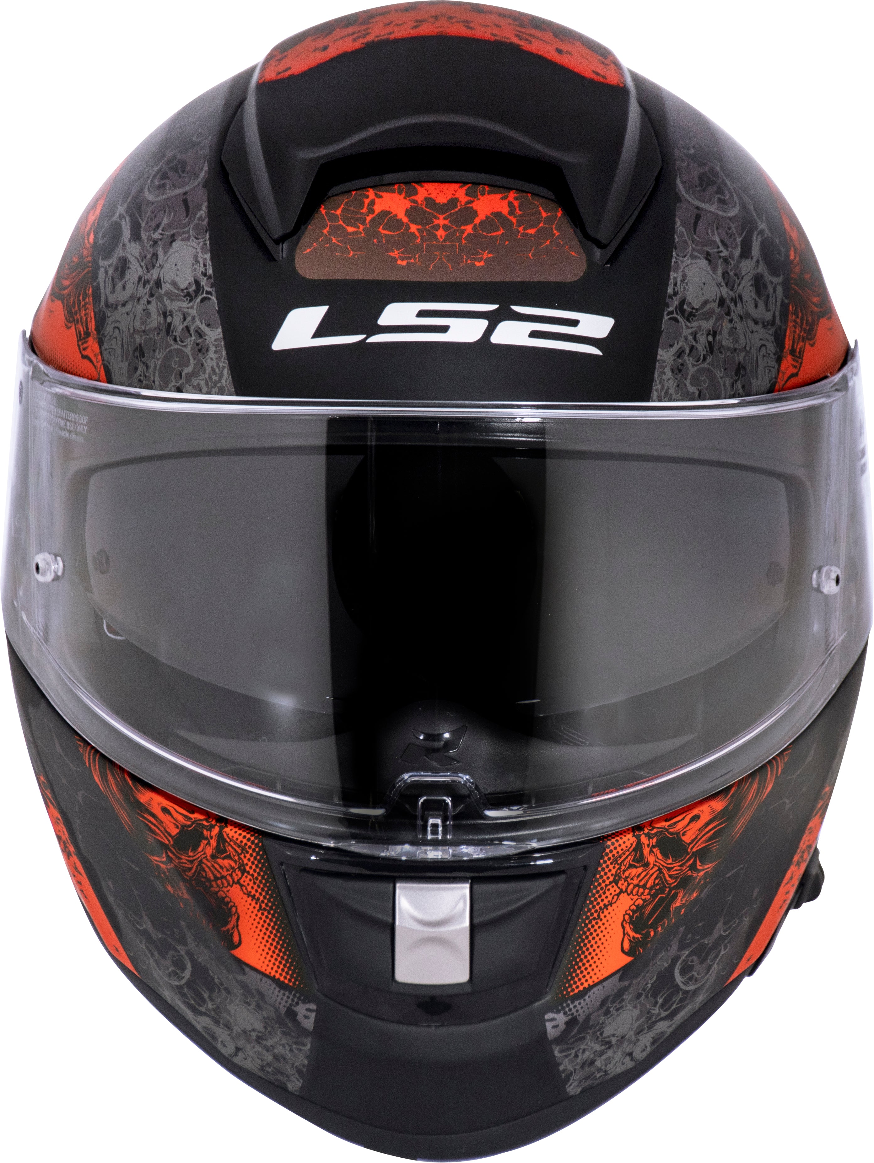 Capacete Ls2 Vector ff397 Swipe Matt Preto Vermelho