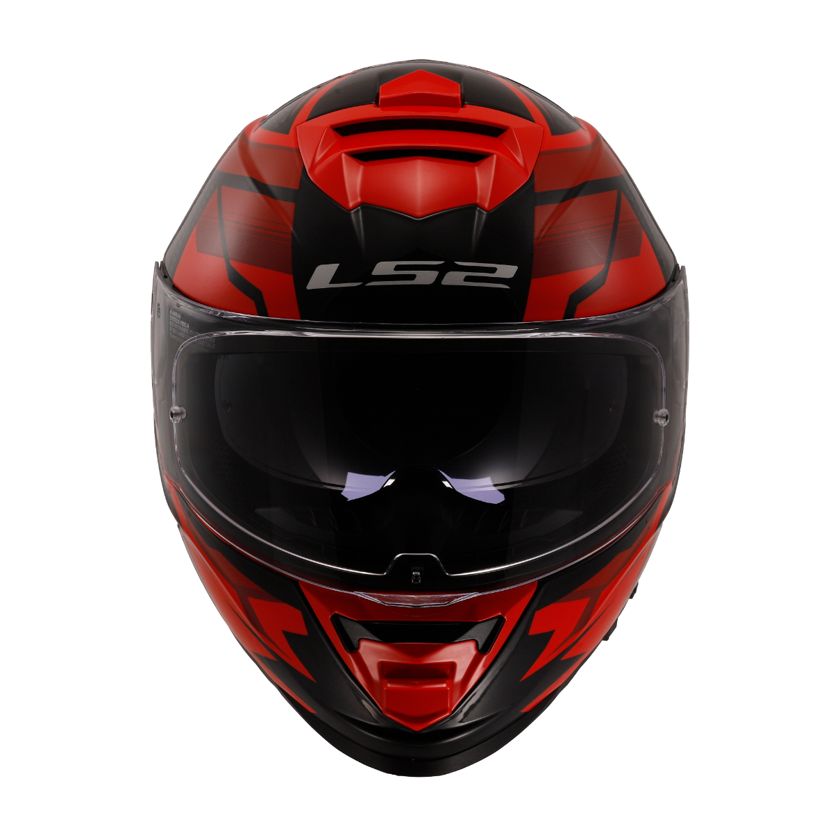 Capacete Ls2 Ff800 Storm Tracker Preto Vermelho