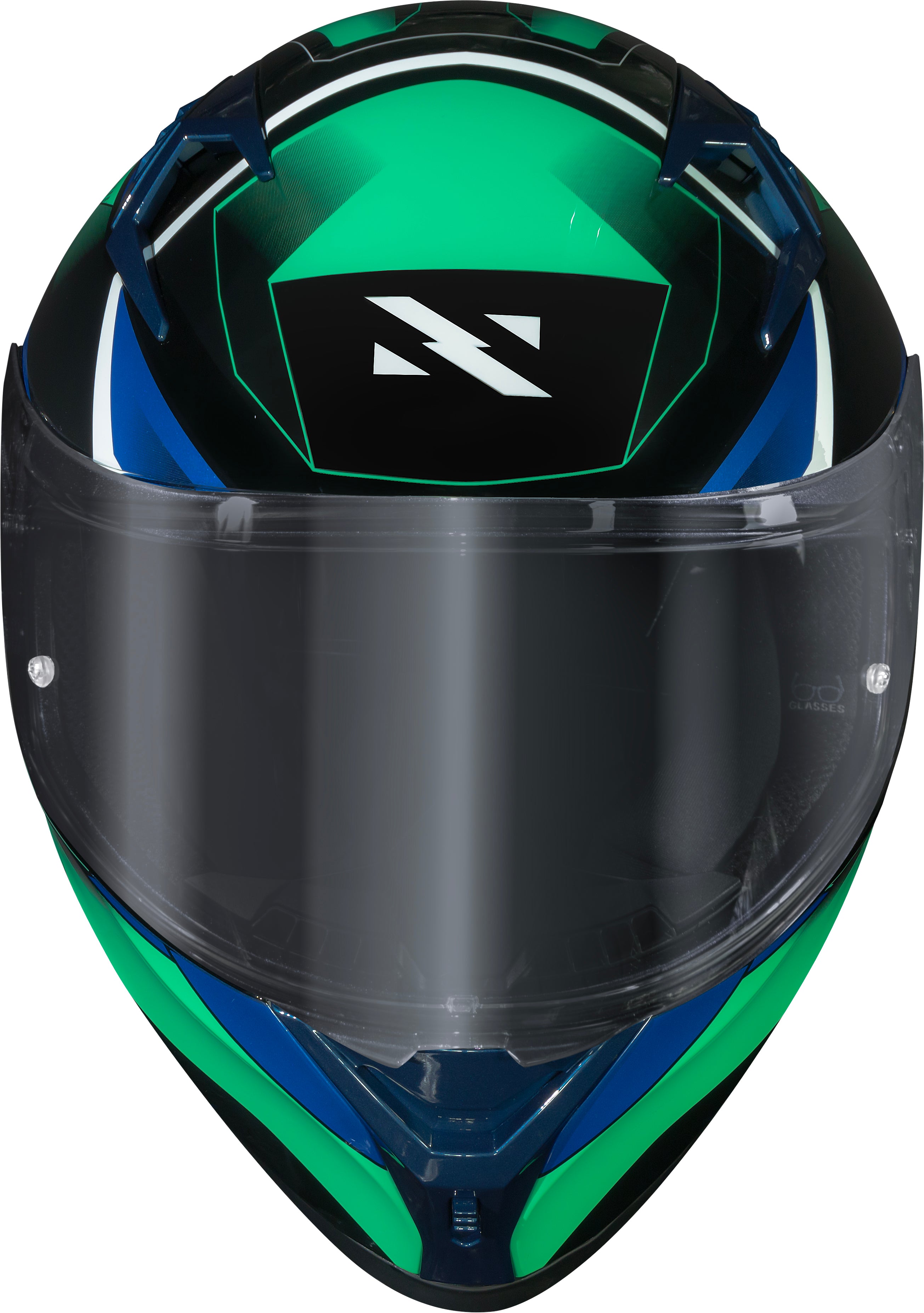 Capacete Norisk Flow Pulse Verde Azul
