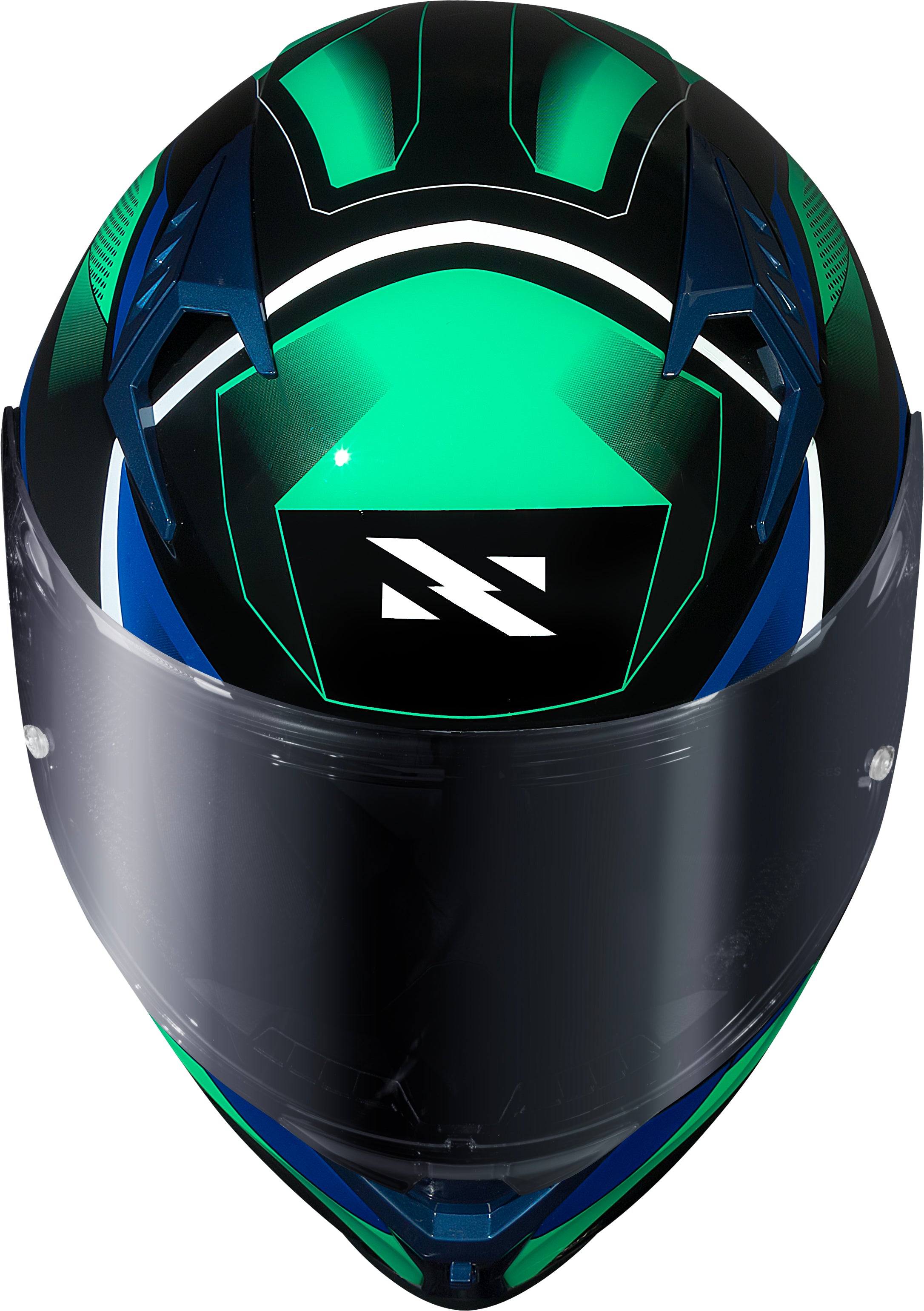 Capacete Norisk Flow Pulse Verde Azul
