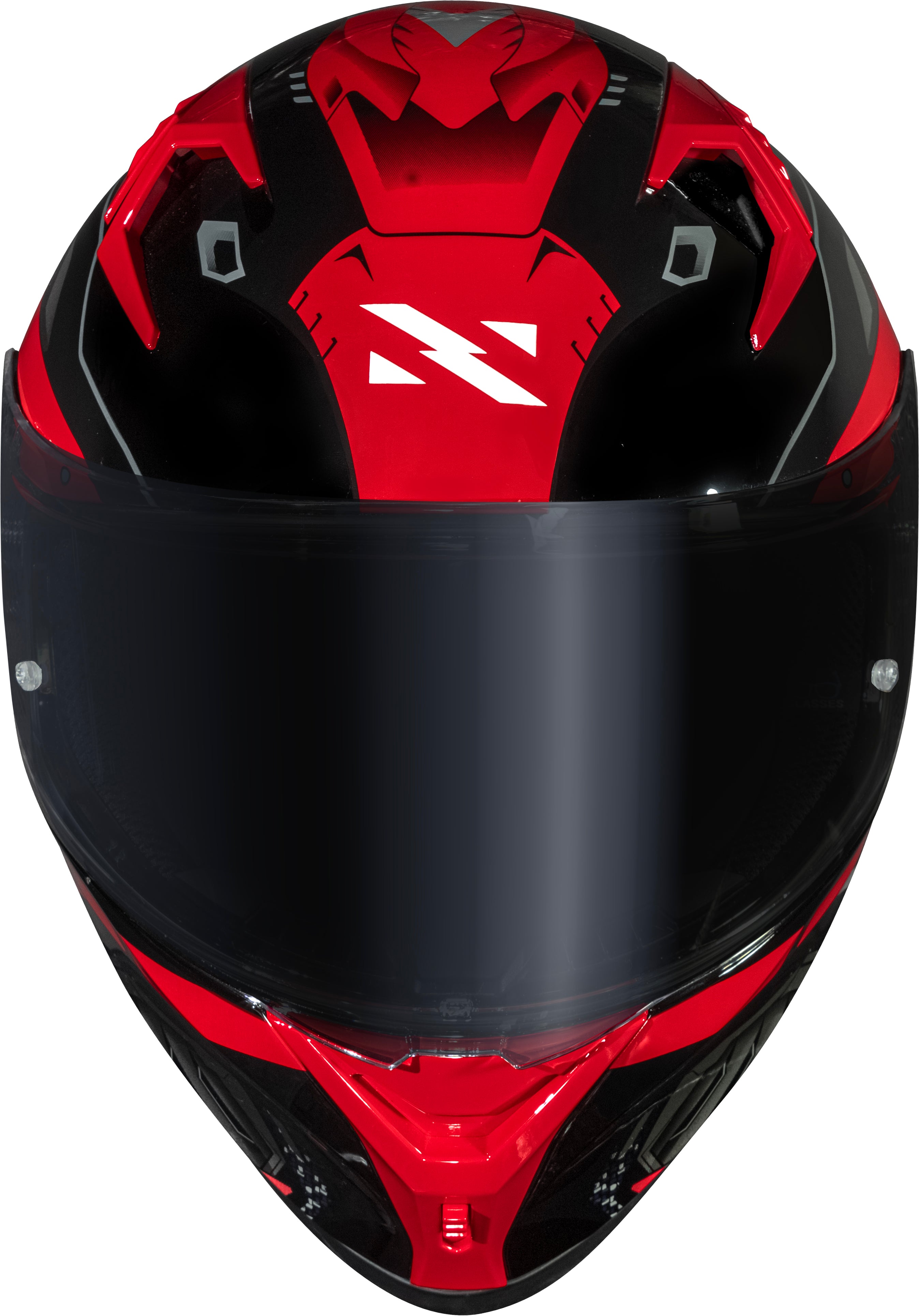 Capacete Norisk Flow Robot Preto Vermelho