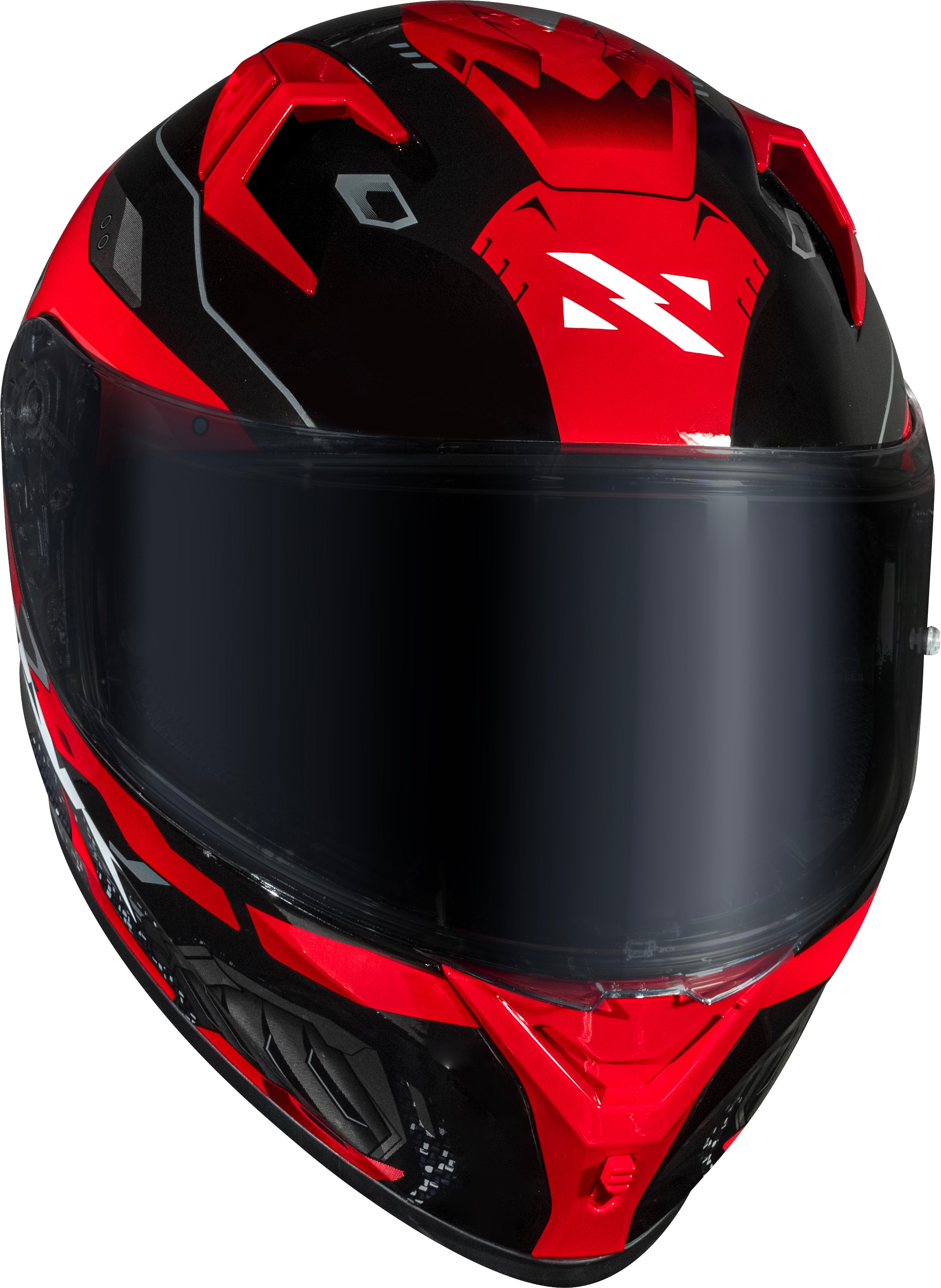 Capacete Norisk Flow Robot Preto Vermelho