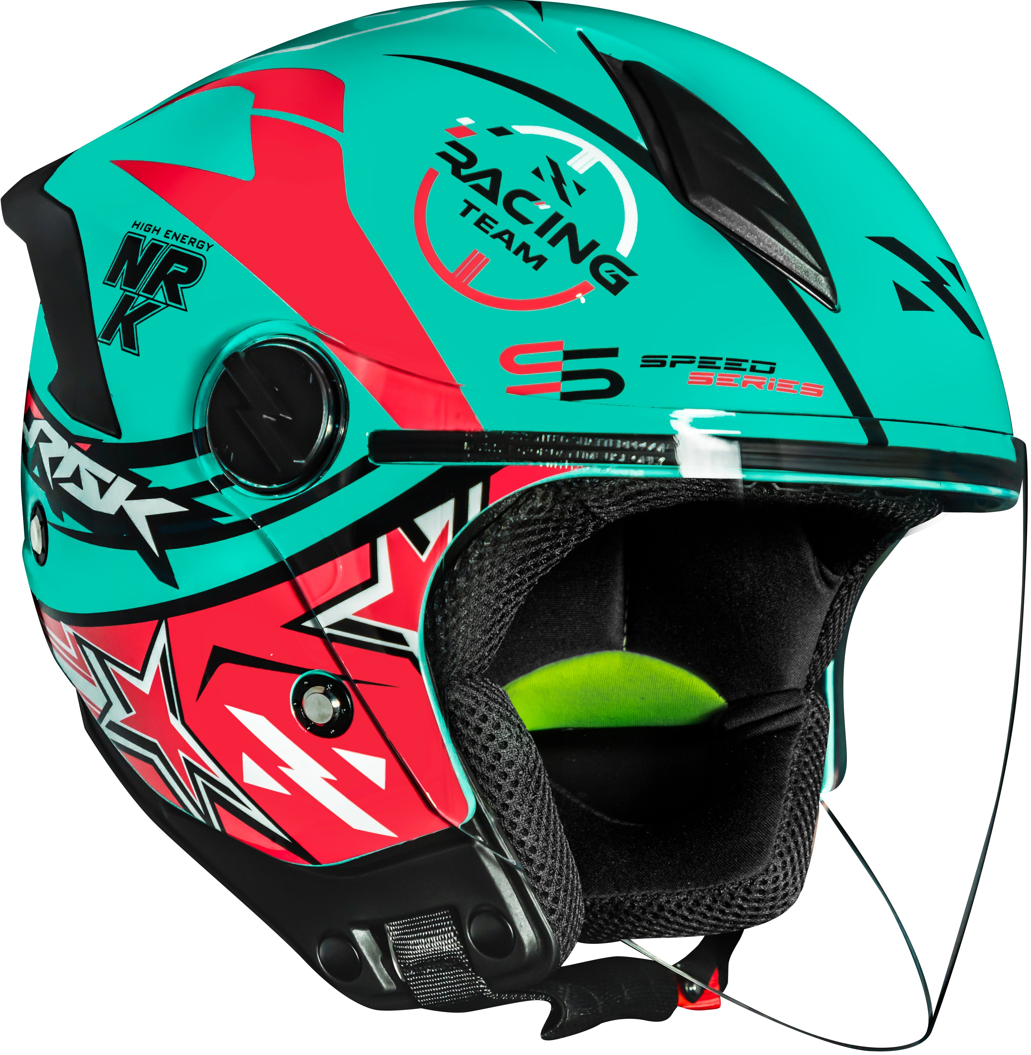 Capacete Norisk Neo Galaxy Azul Rosa