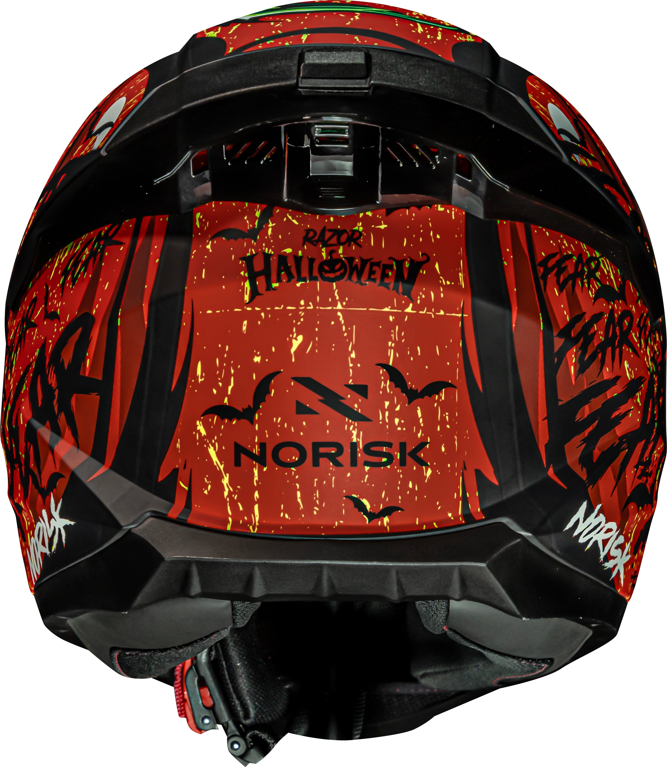 Capacete Norisk Razor Halloween Laranja