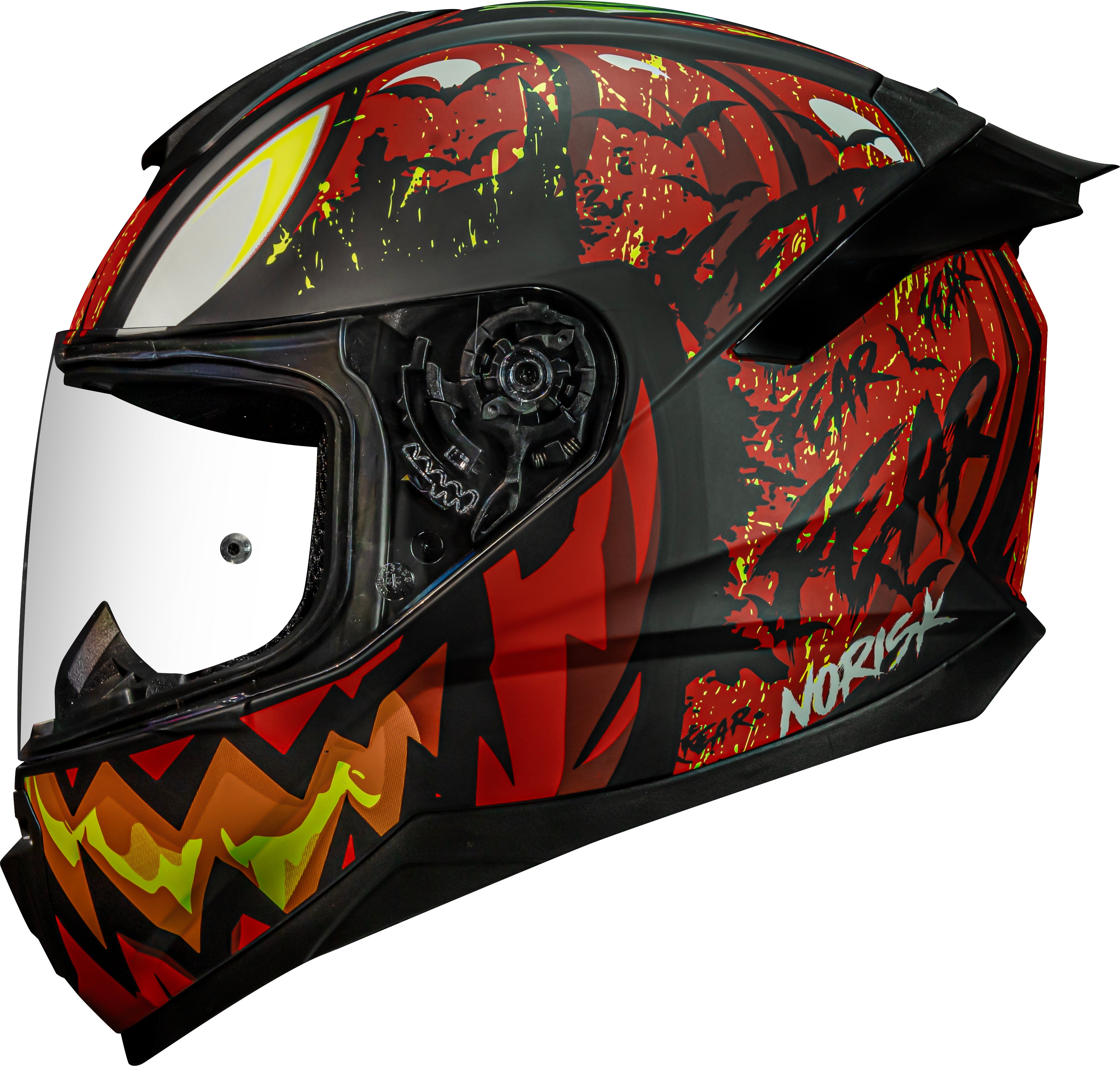 Capacete Norisk Razor Halloween Laranja